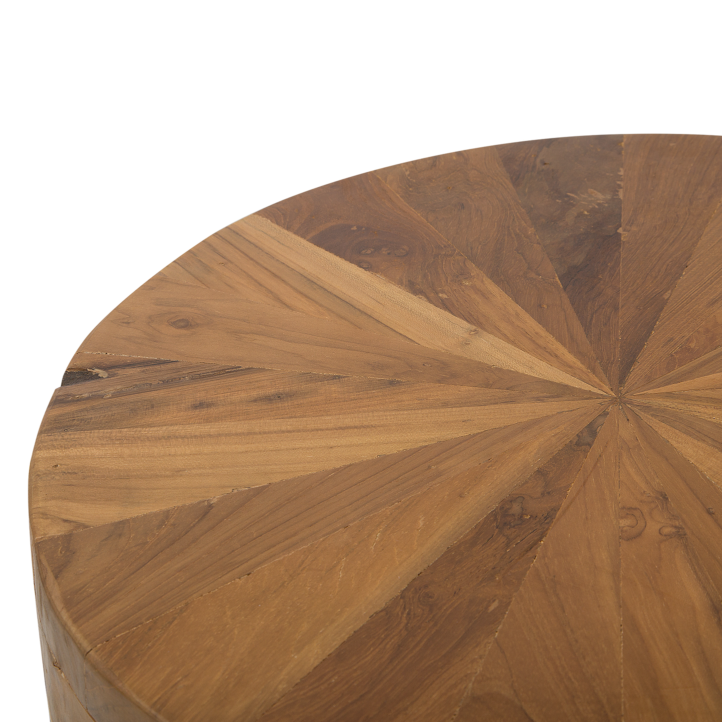 Beistelltisch Teakholz braun ⌀ 35 cm BRANT