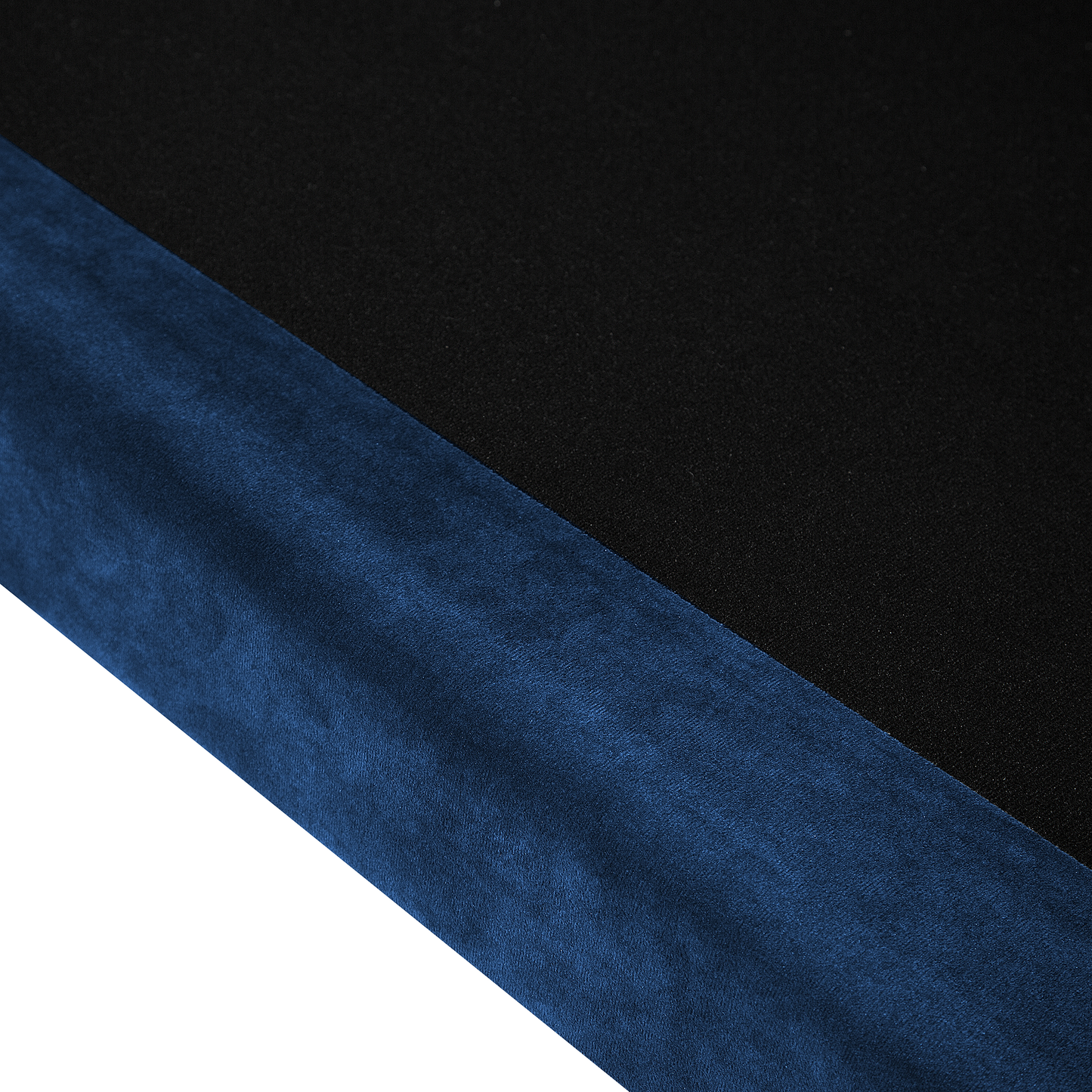 3-Sitzer Sofa Samtstoff dunkelblau LOKKA