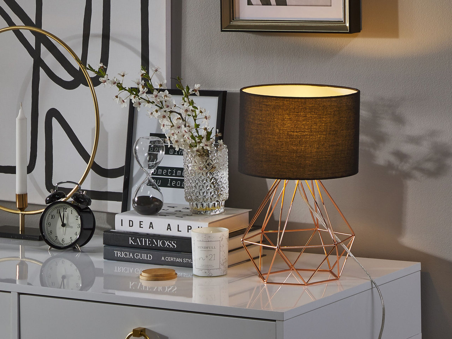 Tischleuchte MARONI Metall Kupfer