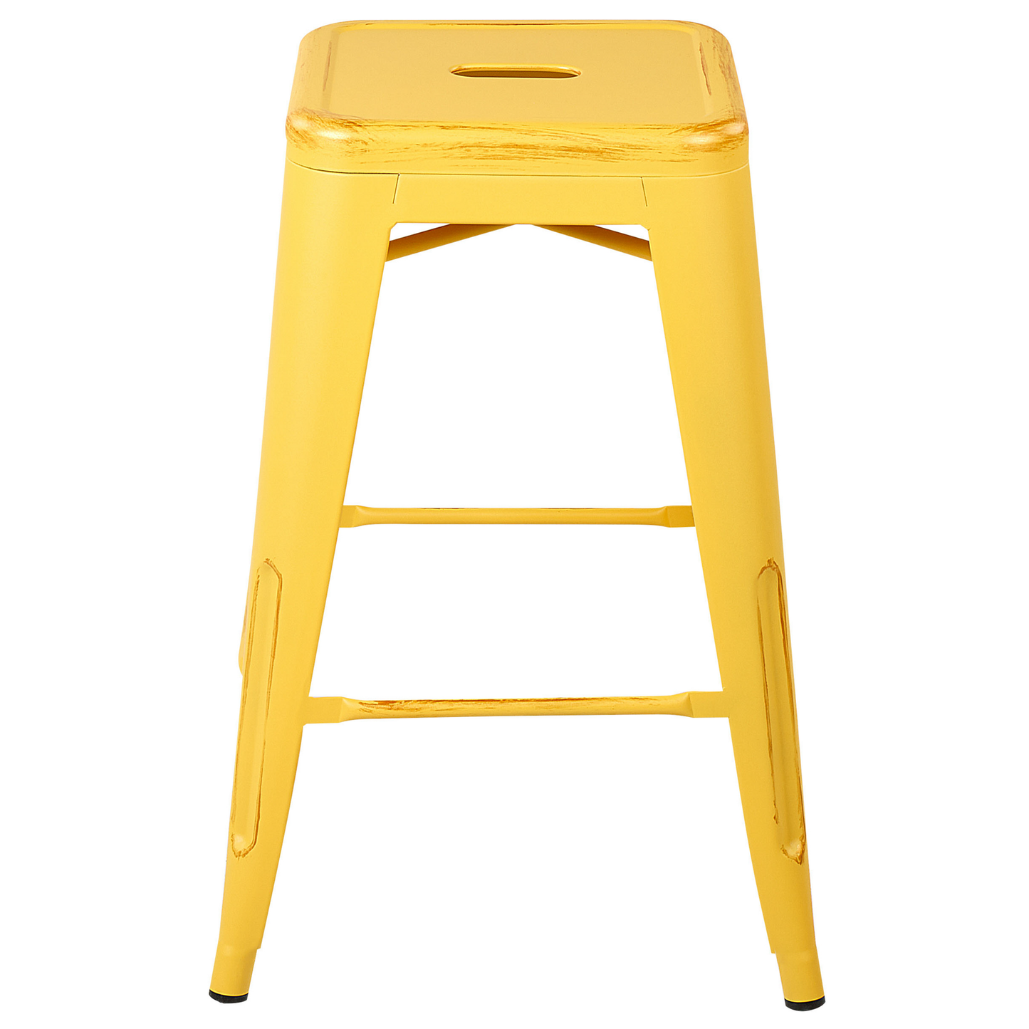 Hocker gelb-gold Höhe 60 cm 2er Set CABRILLO