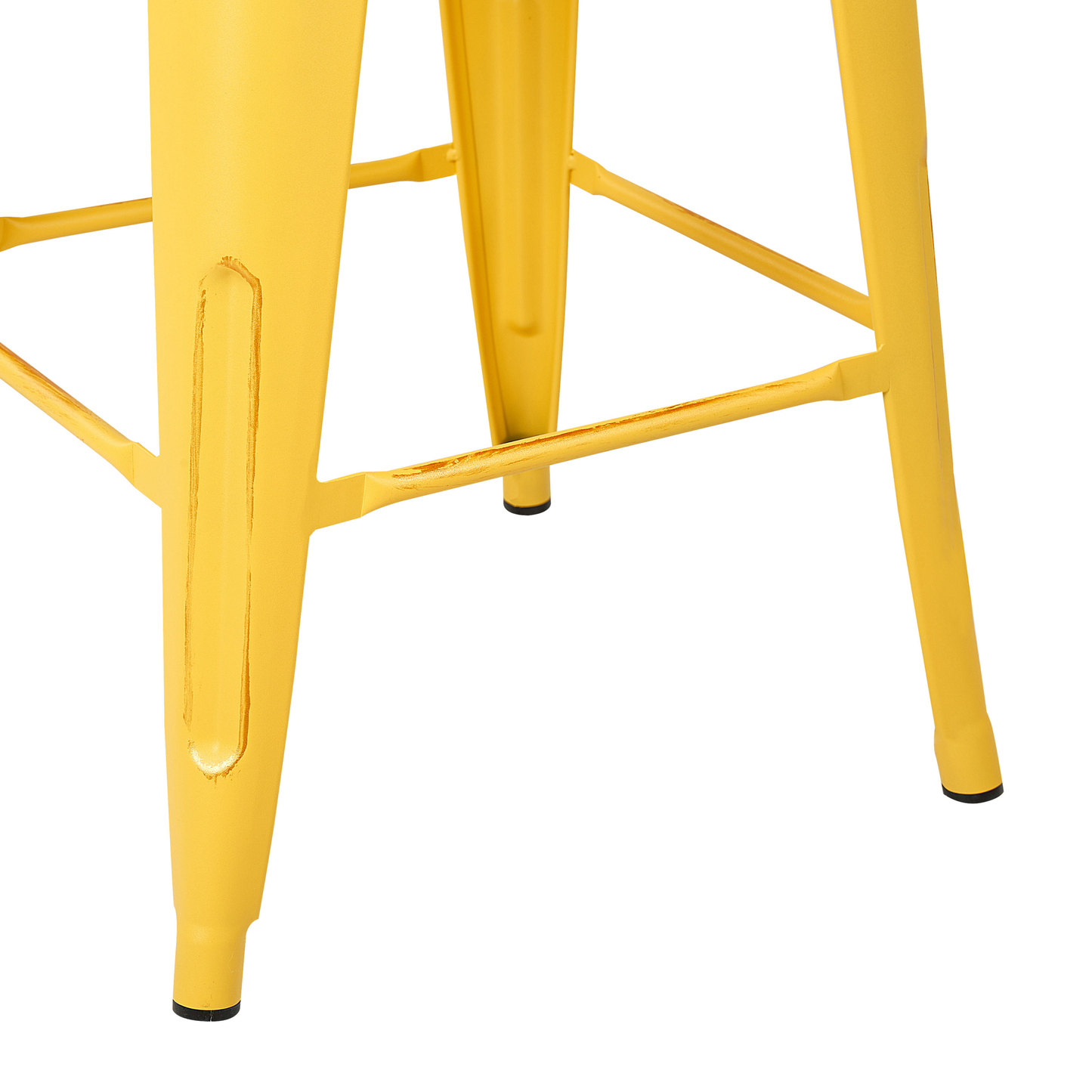 Hocker gelb-gold Höhe 60 cm 2er Set CABRILLO