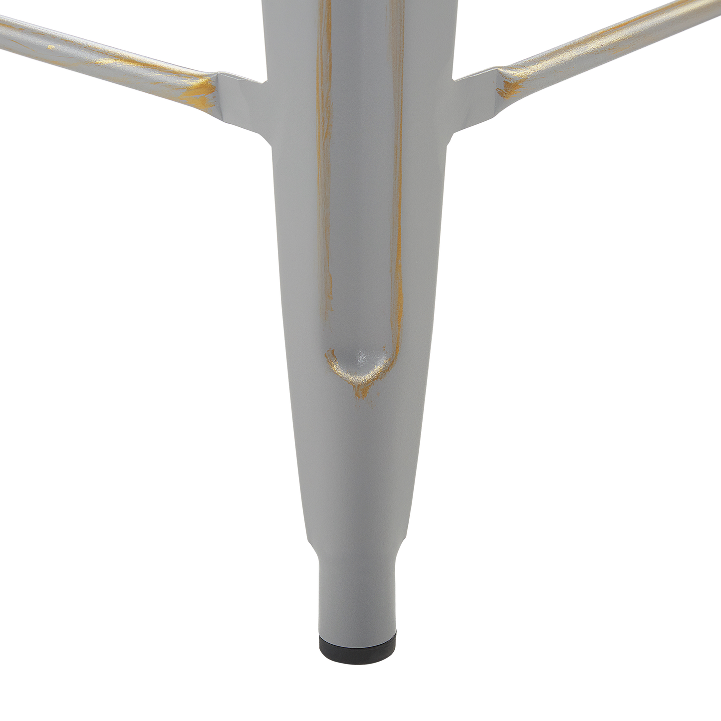 Barhocker 2er Set Metall Silber CABRILLO