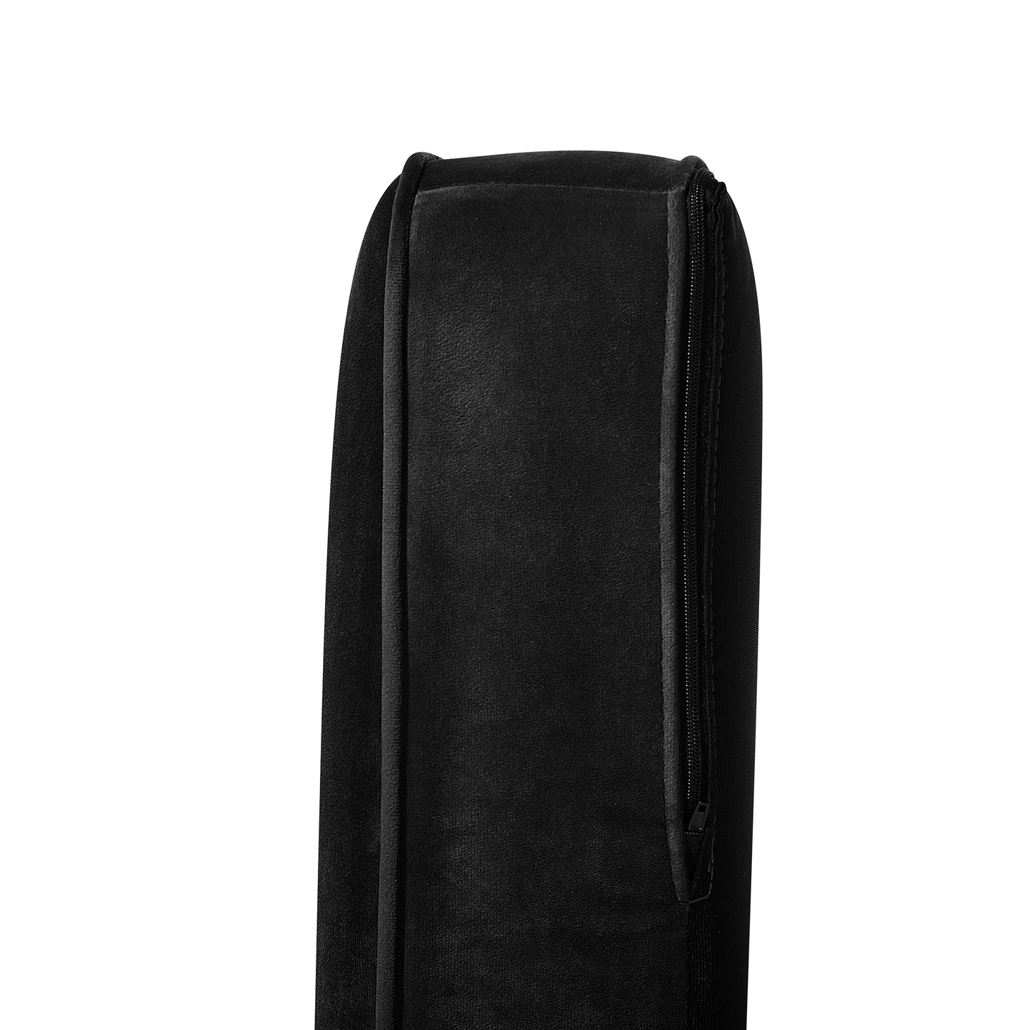 3-Sitzer Sofa Samtstoff schwarz LOKKA