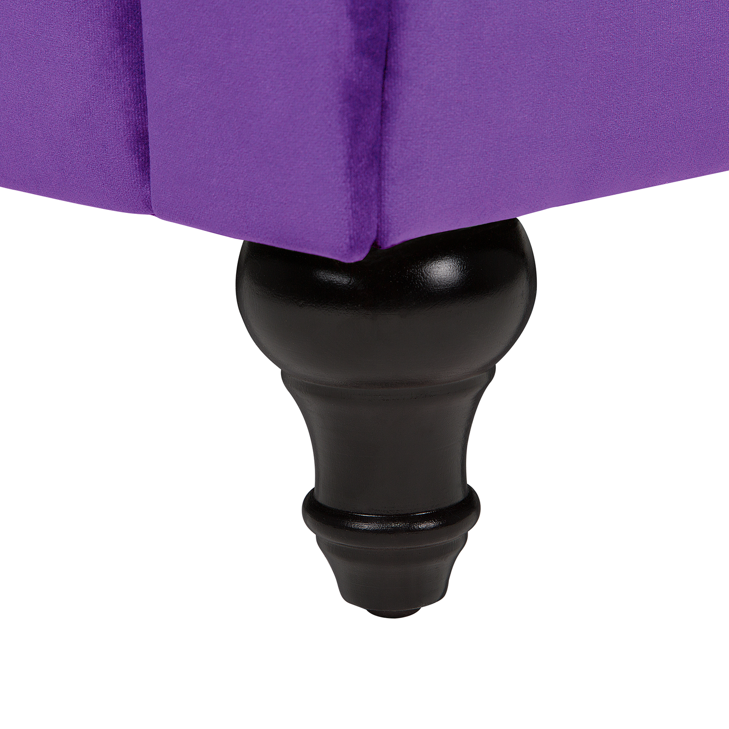 Sessel CHESTERFIELD Samtstoff Violett