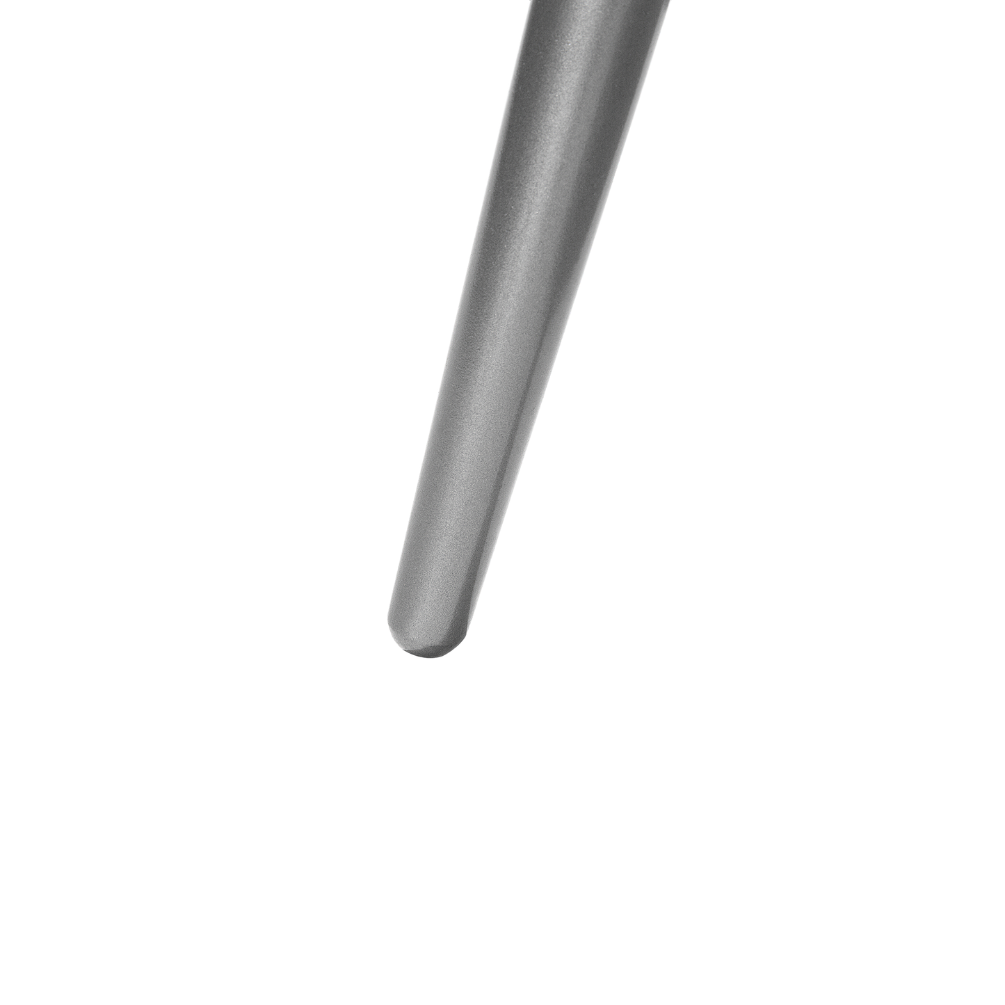 Beistelltisch dunkler Holzfarbton / silber ⌀ 44 cm RAMONA