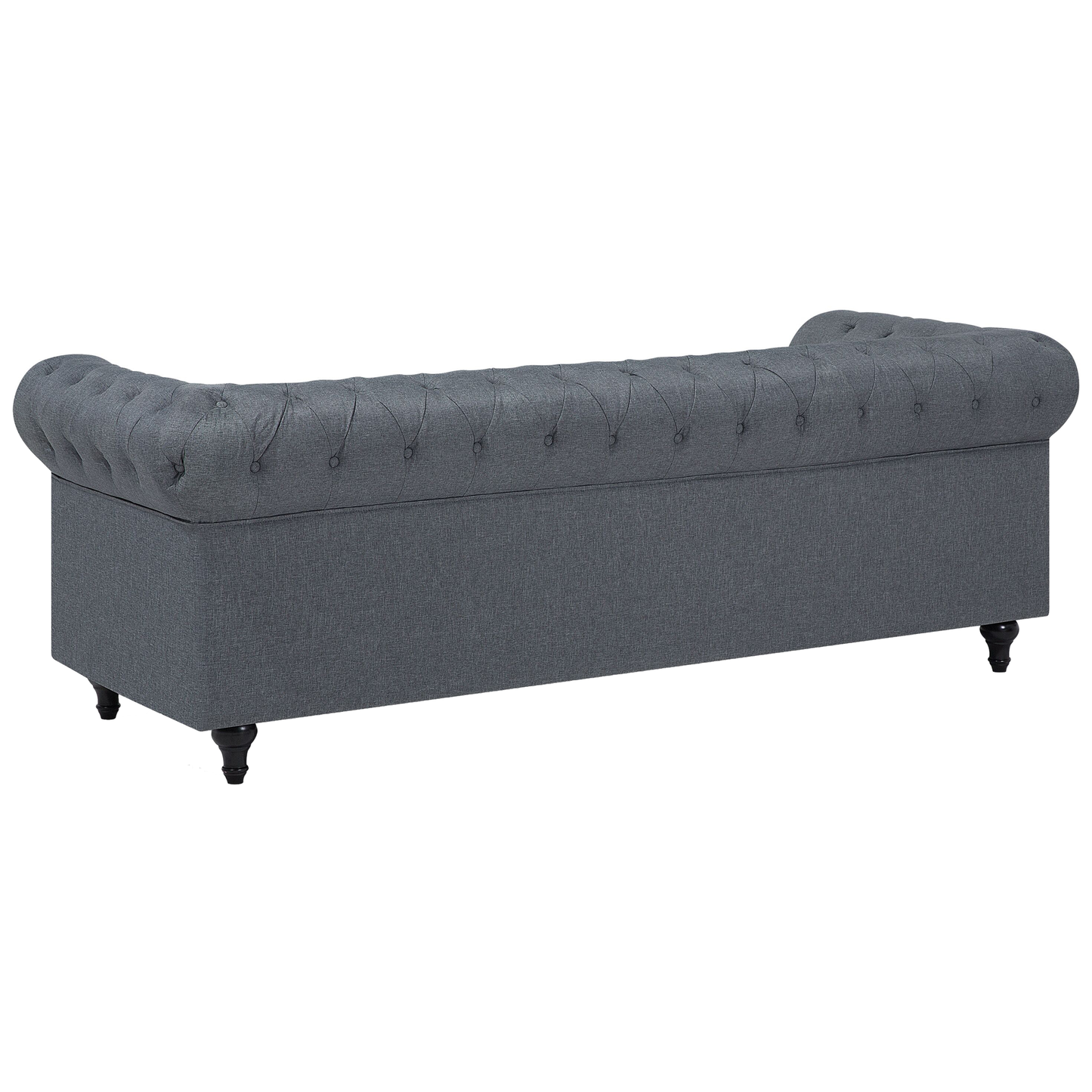 Ecksofa hellgrau rechtsseitig CHESTERFIELD