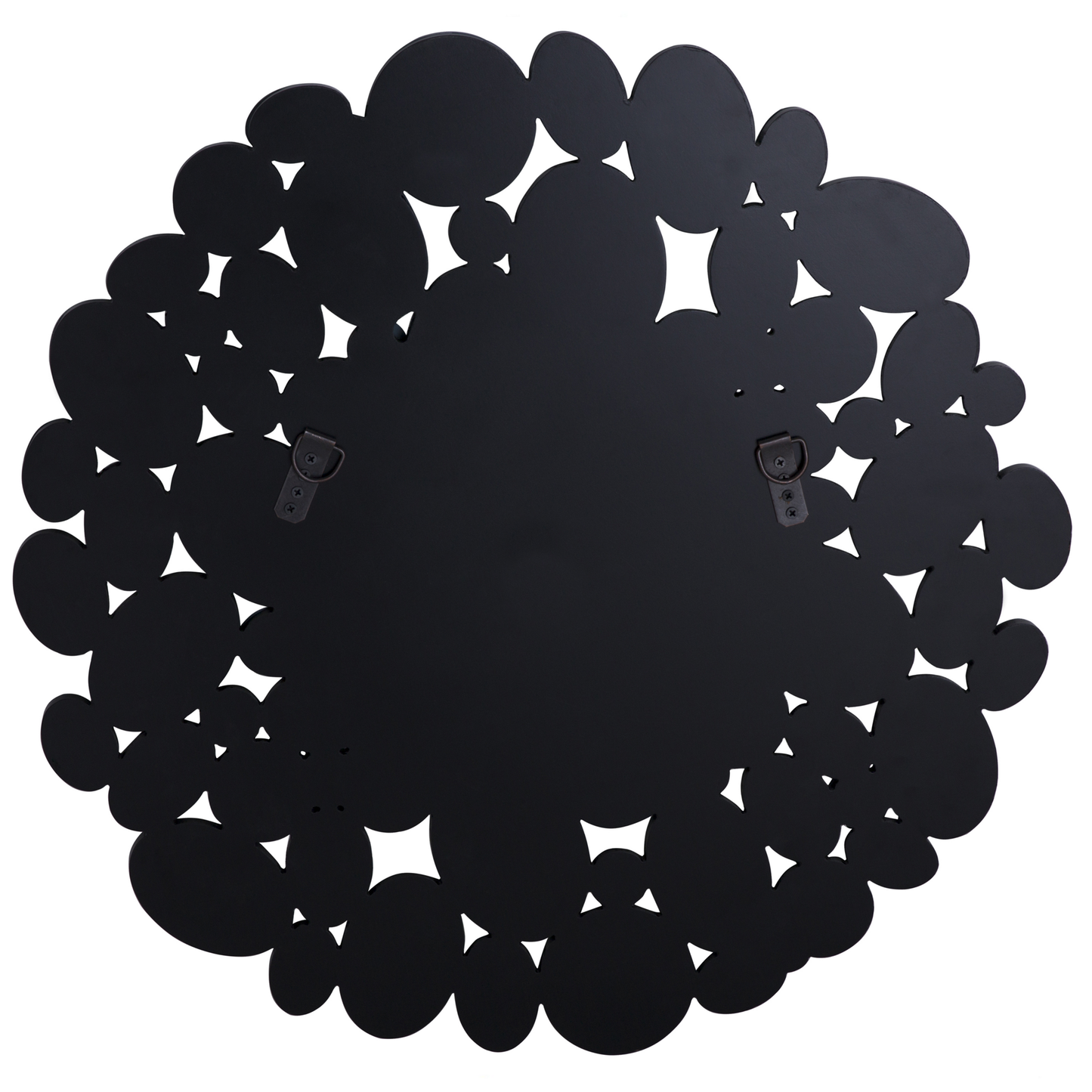 Wandspiegel 70 cm Silber LIMOGES