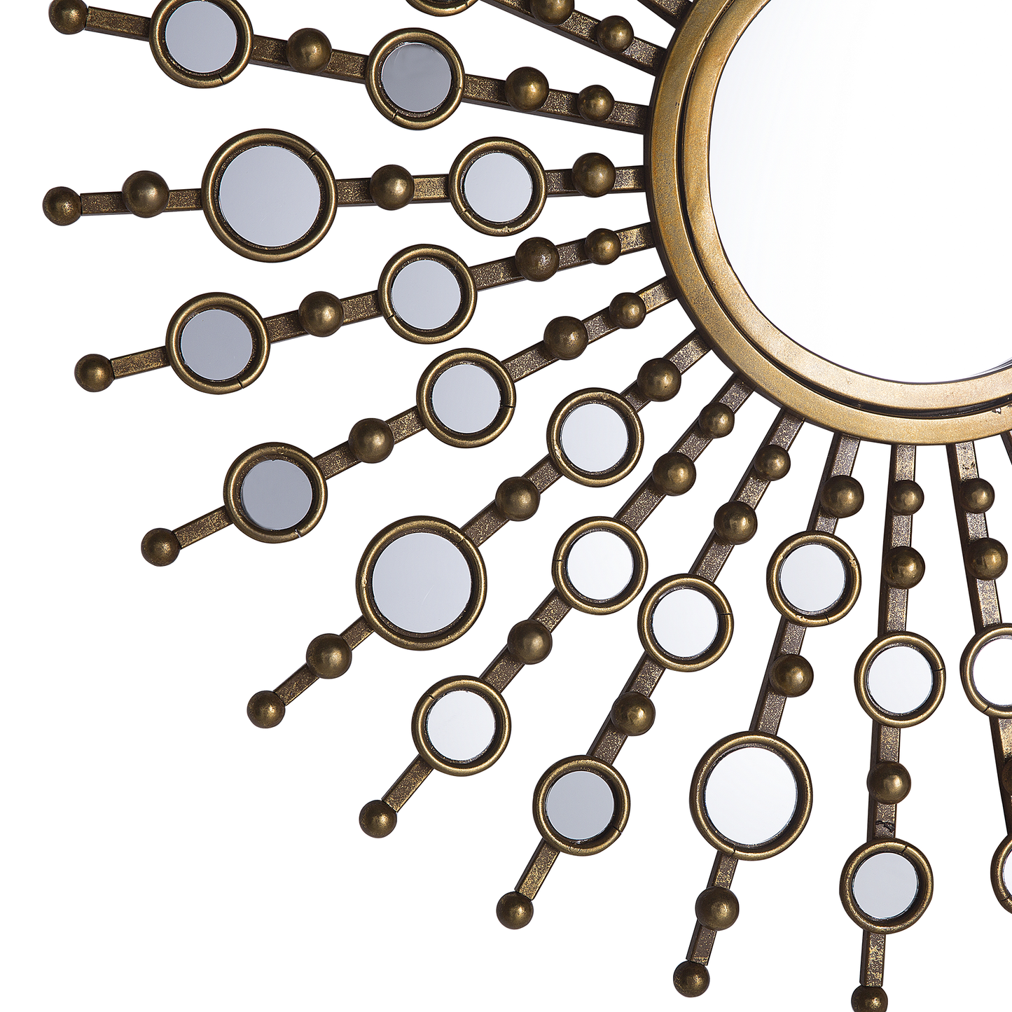 Wandspiegel BLOIS 70 cm 70 cm Metall Gold