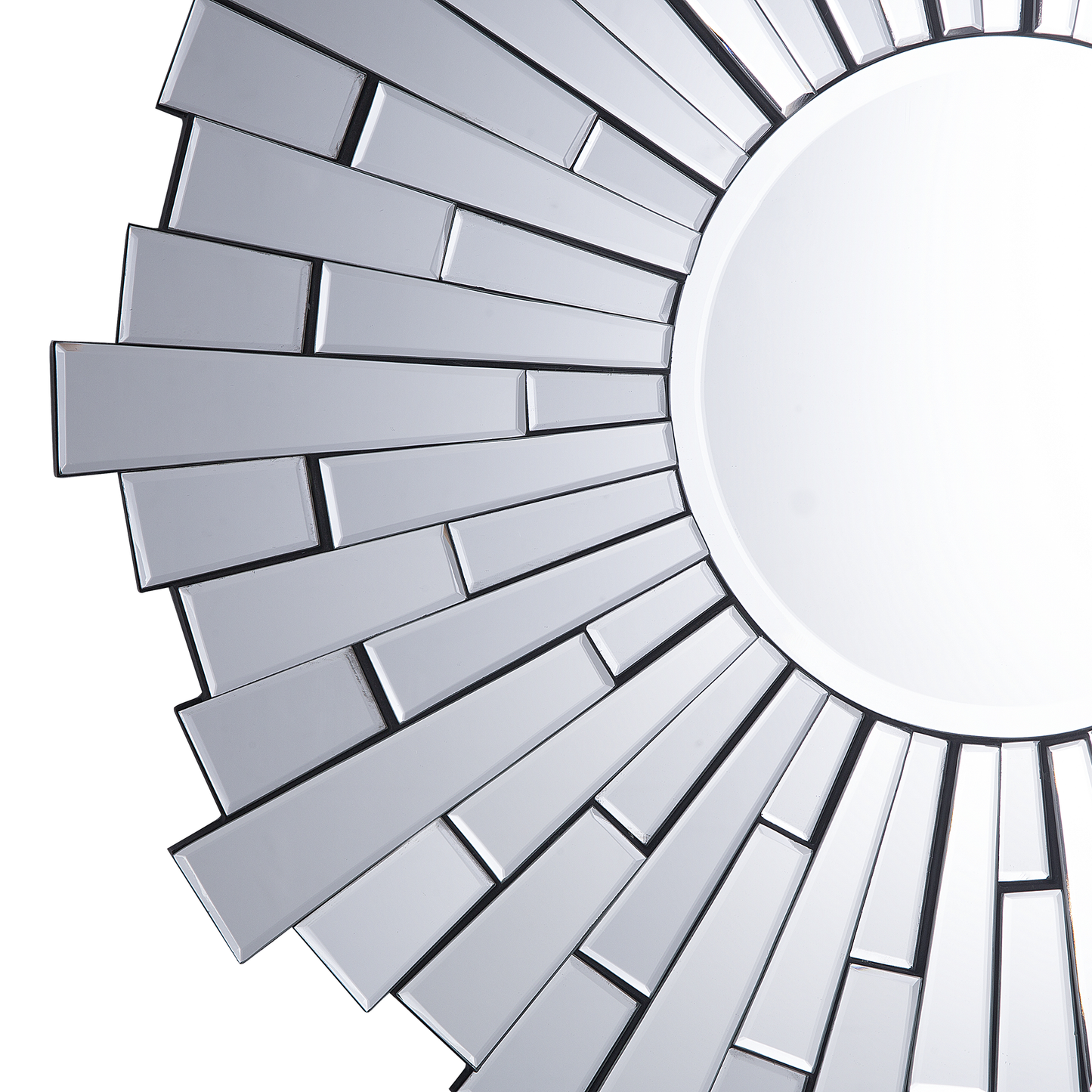 Wandspiegel VIRE 70 cm 70 cm Silber