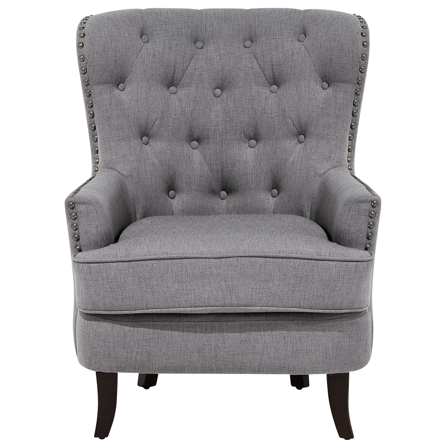 Sessel VIBORG II Stoff Hellgrau