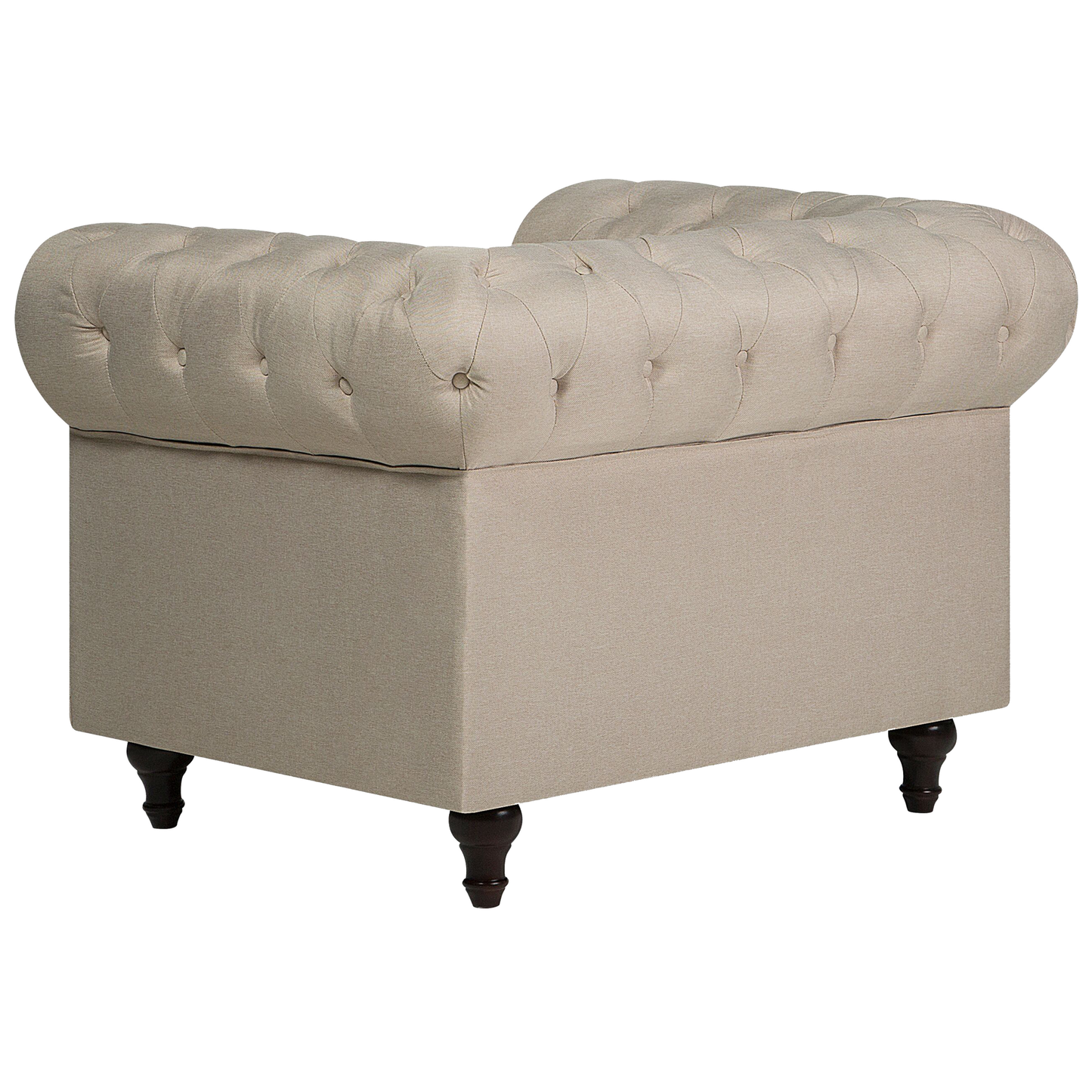 Sessel CHESTERFIELD Stoff Beige
