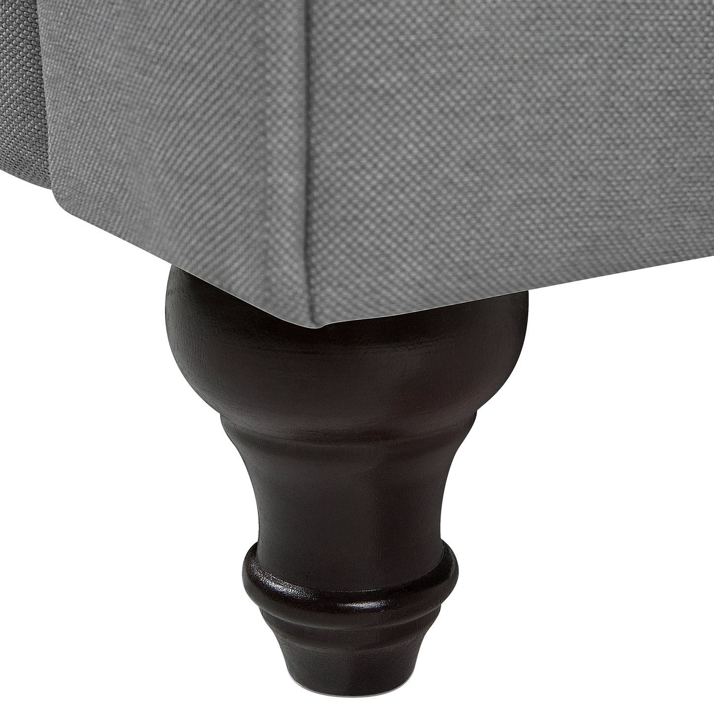 Sessel CHESTERFIELD Stoff Hellgrau