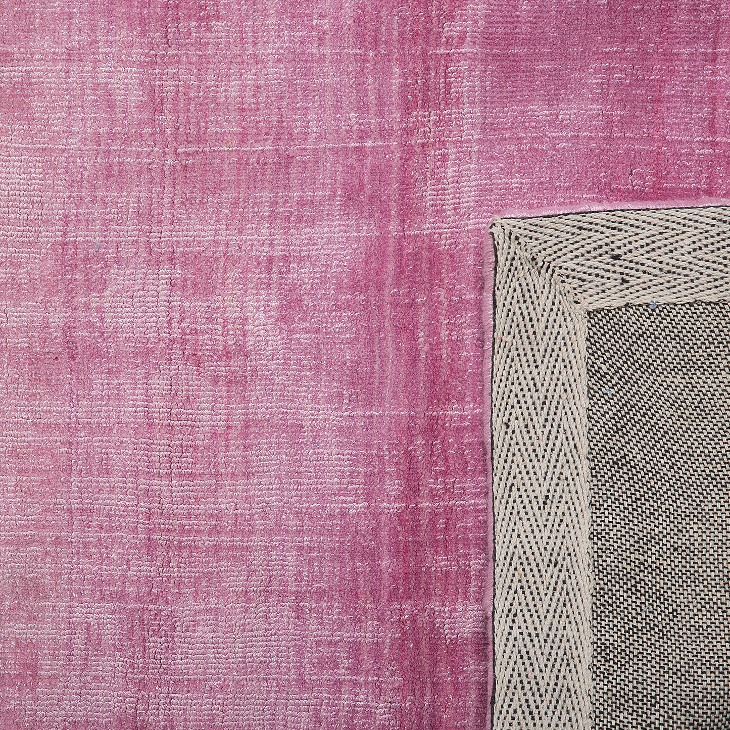 Teppich grau-rosa 140 x 200 cm Kurzflor ERCIS