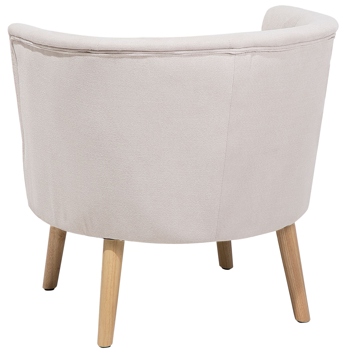 Sessel ODENZEN Stoff Cremeweiss