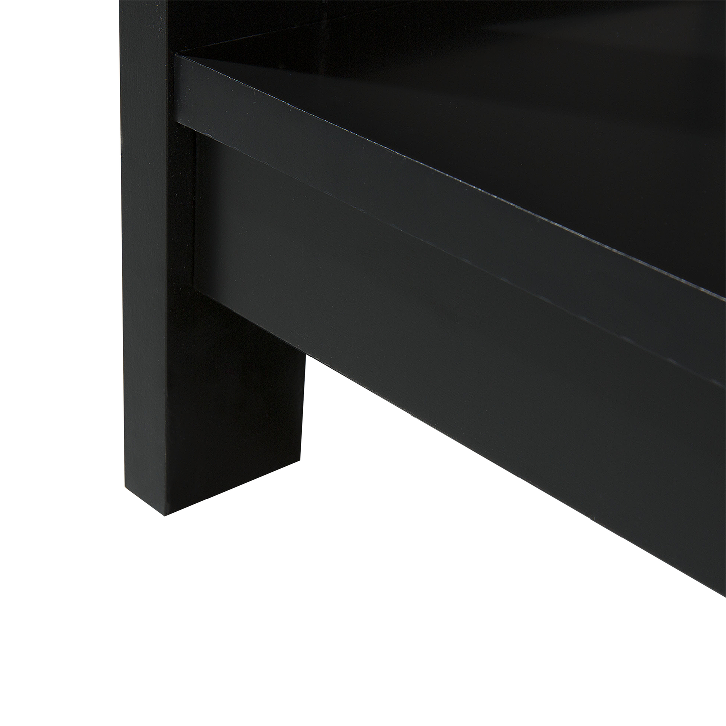 Couchtisch schwarz rechteckig 55 x 100 cm FOSTER