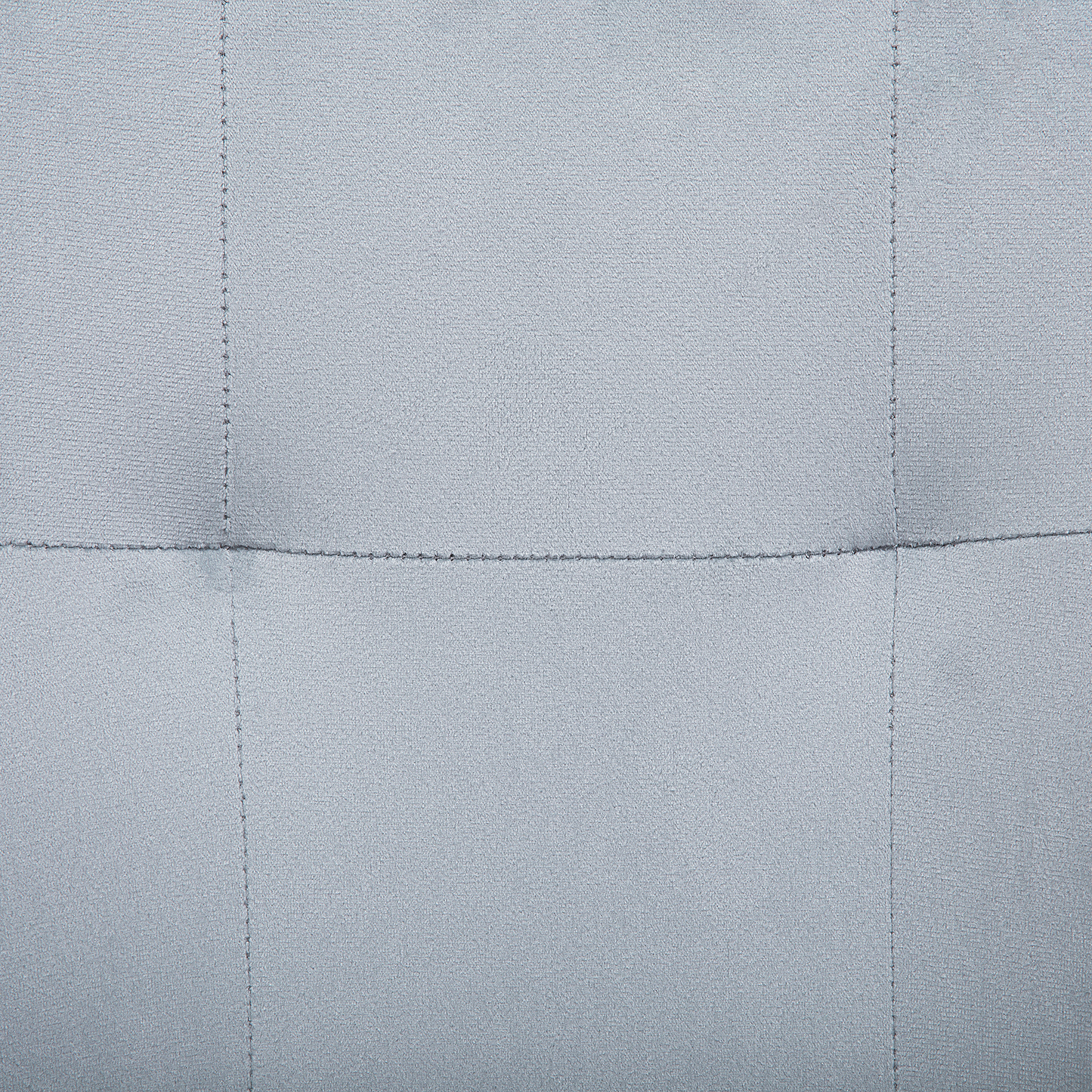 Esszimmerstuhl 2er Set JASMIN Samtstoff Hellgrau