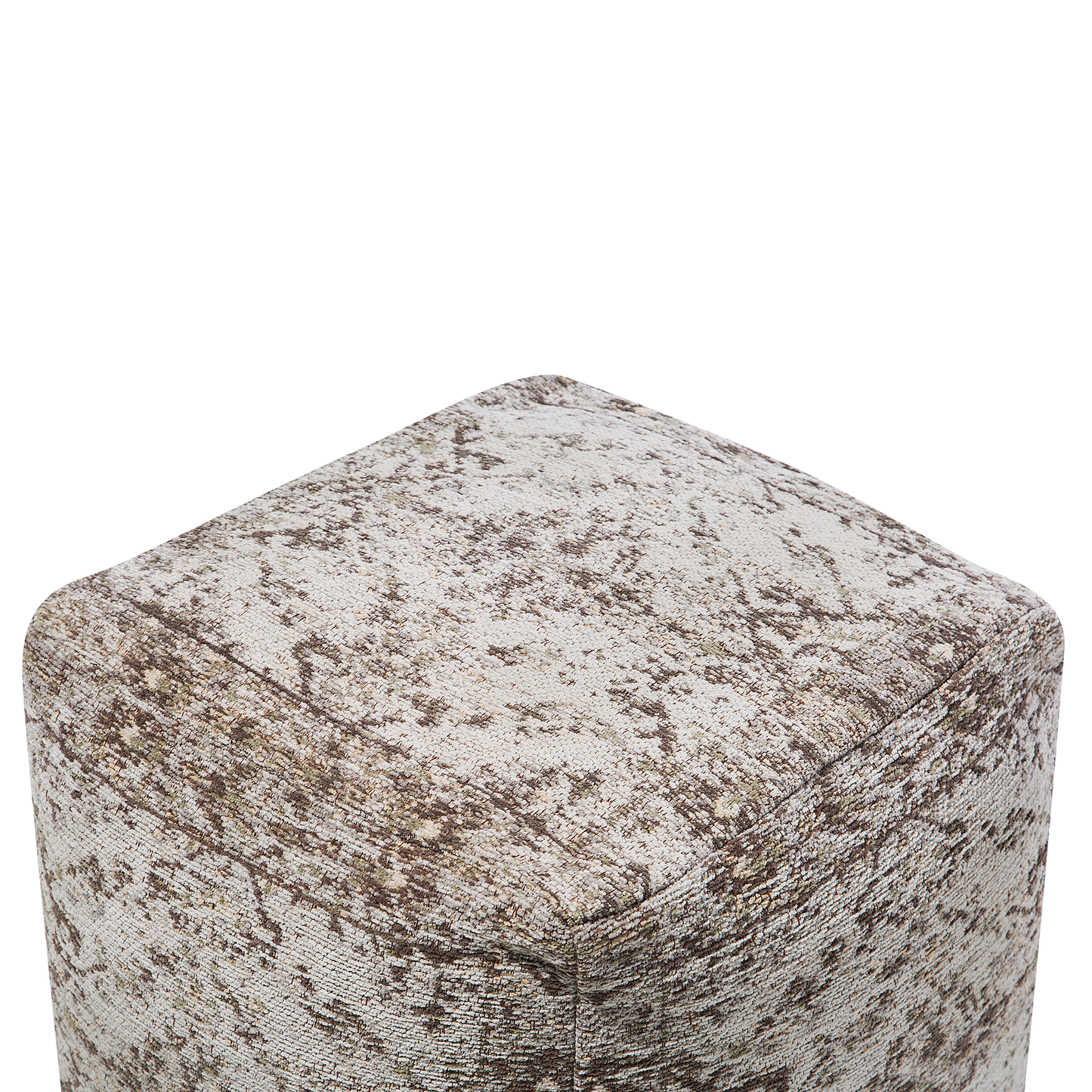 Pouf grau-beige 42 x 42 cm MEERUT