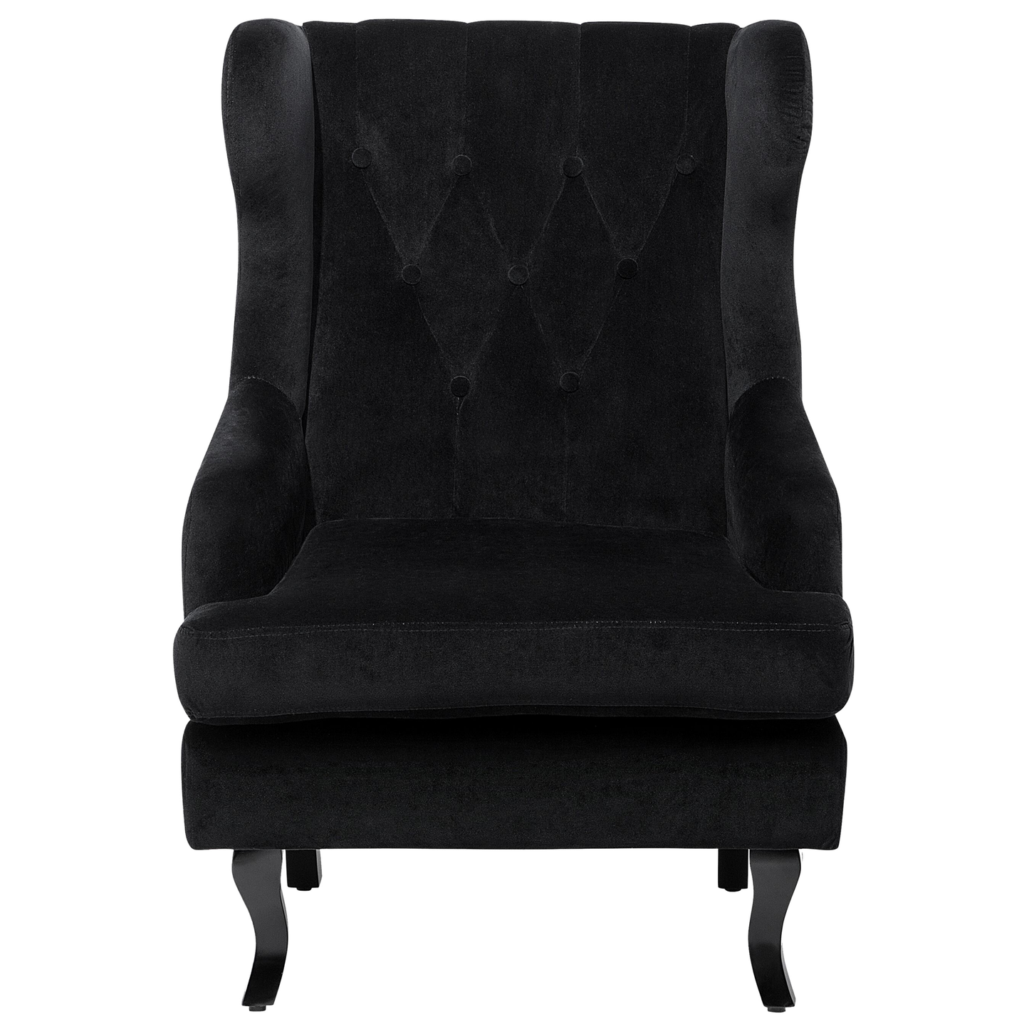 Sessel Samtstoff schwarz ALTA