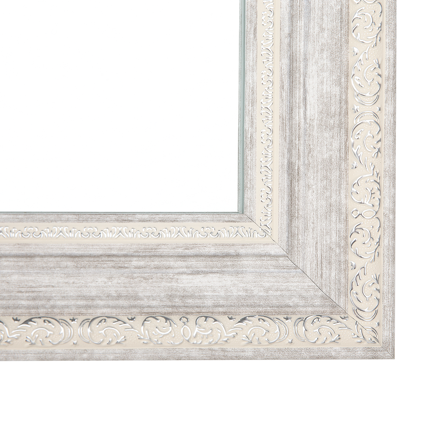 Wandspiegel VERTOU 50 cm 130 cm Creme