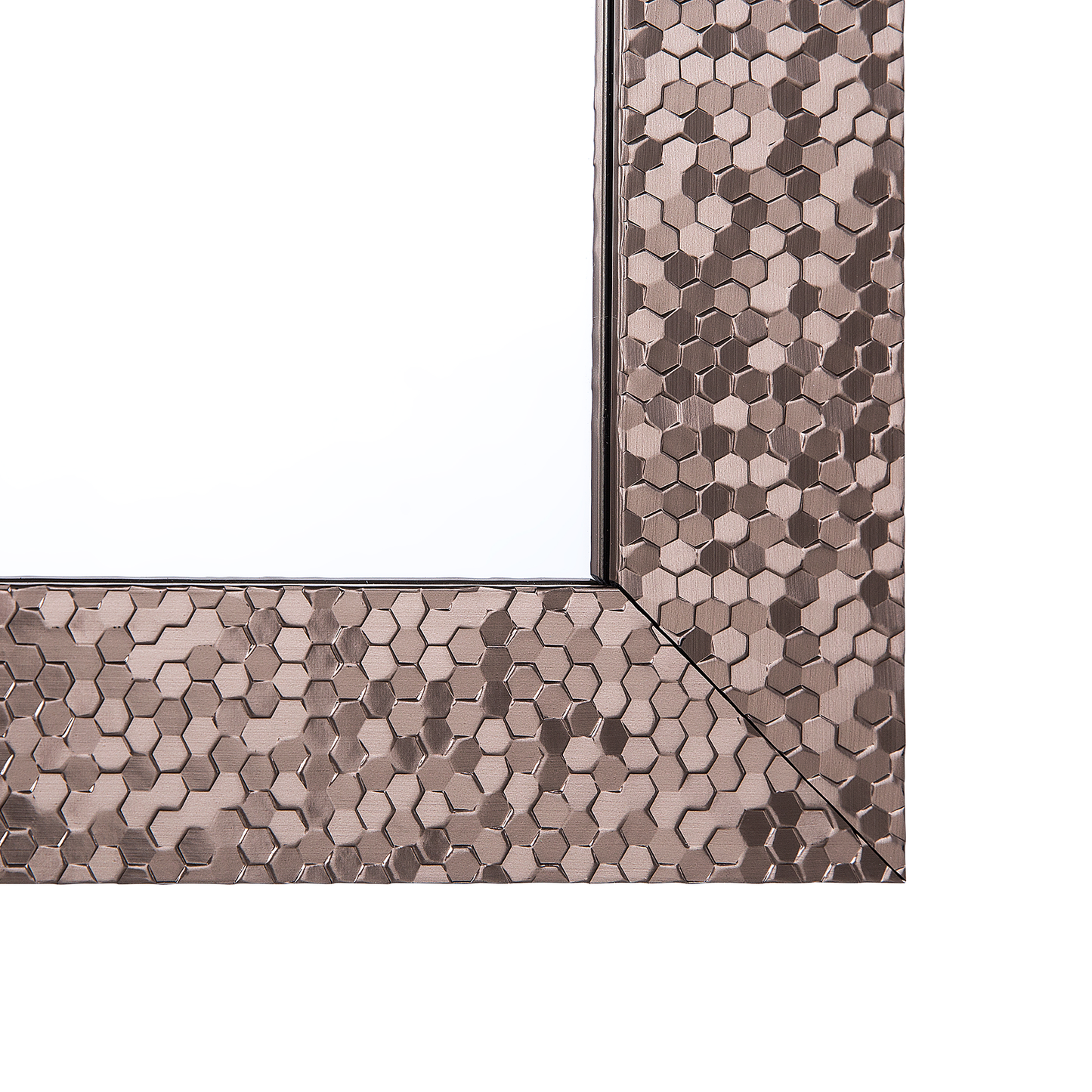 Wandspiegel MARANS 50 cm 130 cm Braun