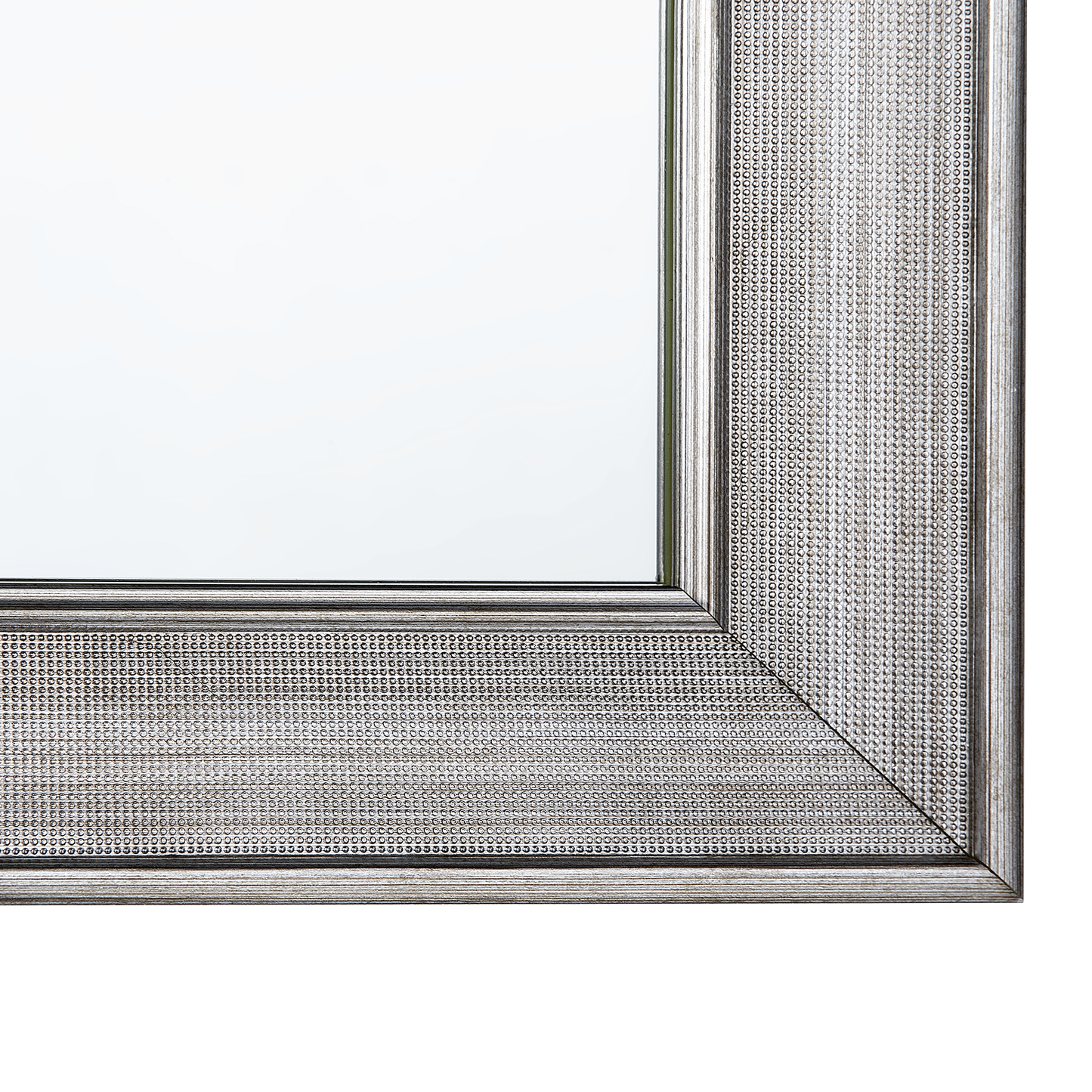 Wandspiegel BUBRY 50 cm 130 cm Silber