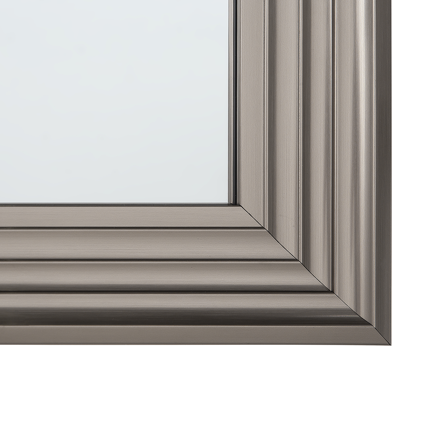 Wandspiegel CHATAIN 50 cm 130 cm Silber