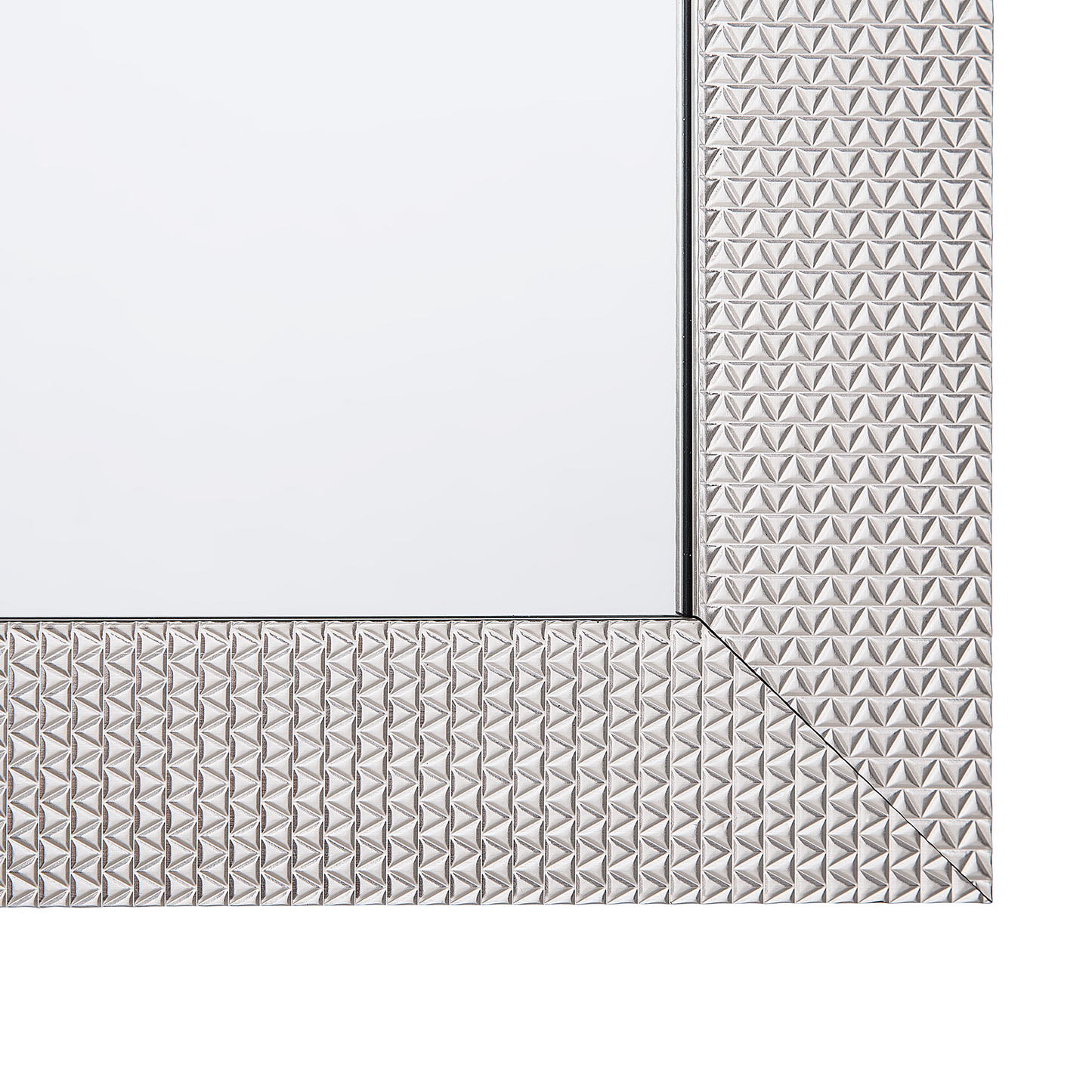 Wandspiegel DERVAL 50 cm 130 cm Silber