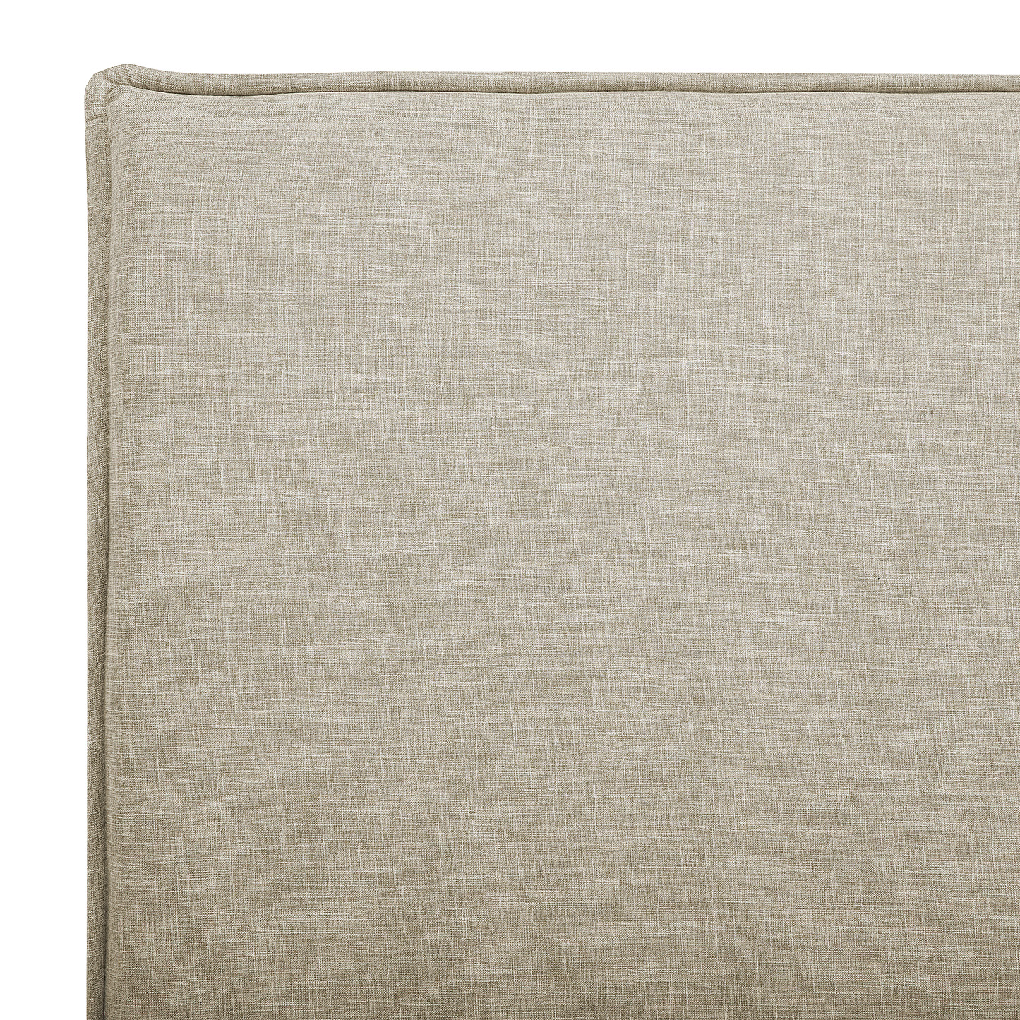 Bett mit Lattenrost Stoff SENNEZ 140 x 200 cm Beige