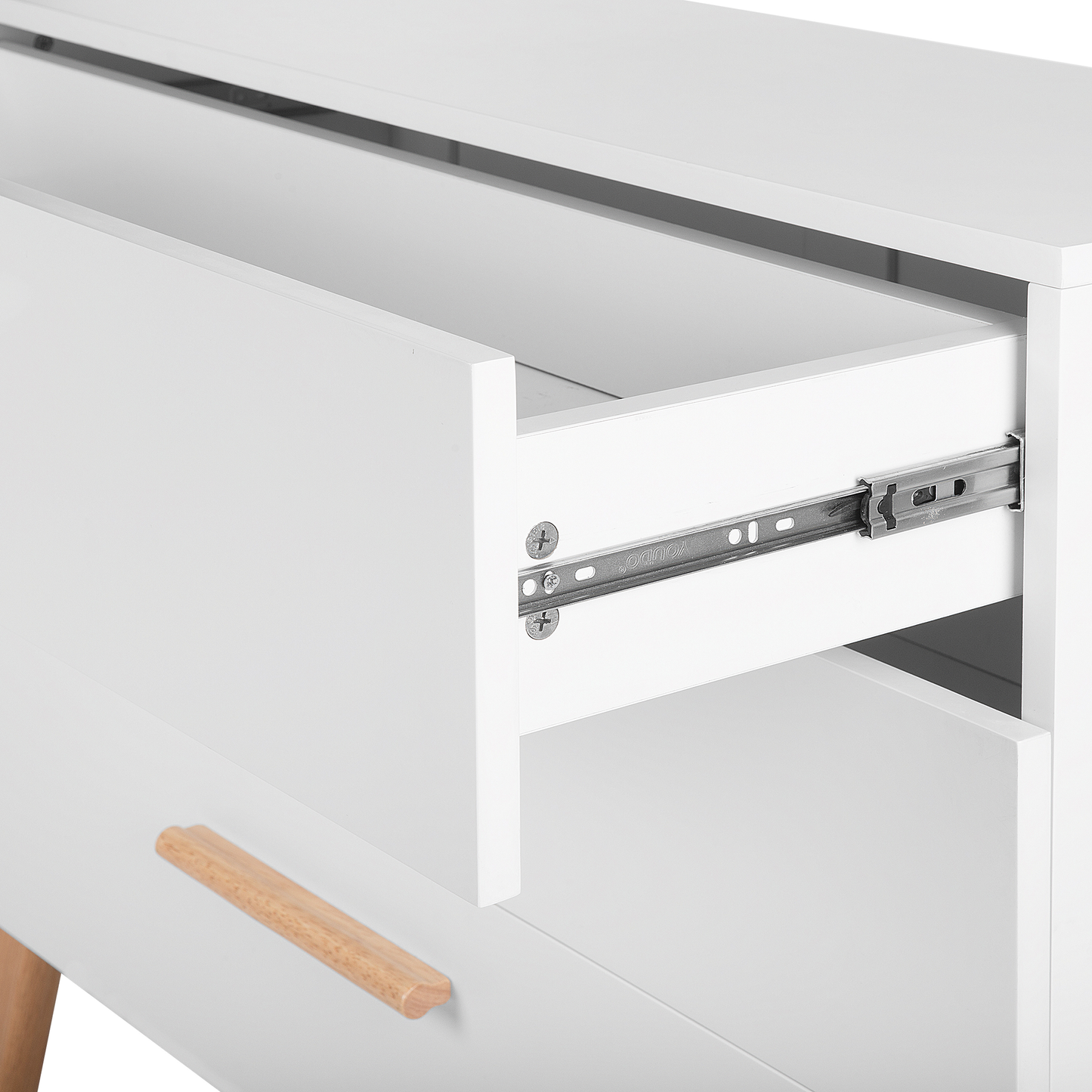 Kommode mit 3 Schubladen SALEM 83 cm Weiss