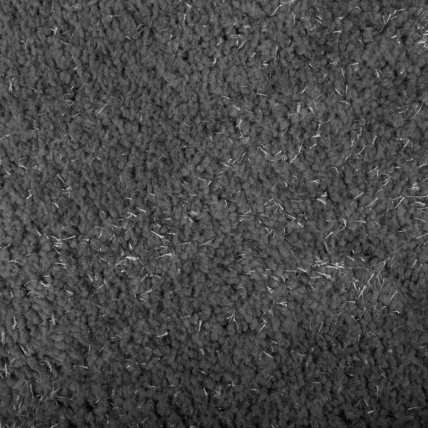 Teppich dunkelgrau ⌀ 140 cm Shaggy DEMRE