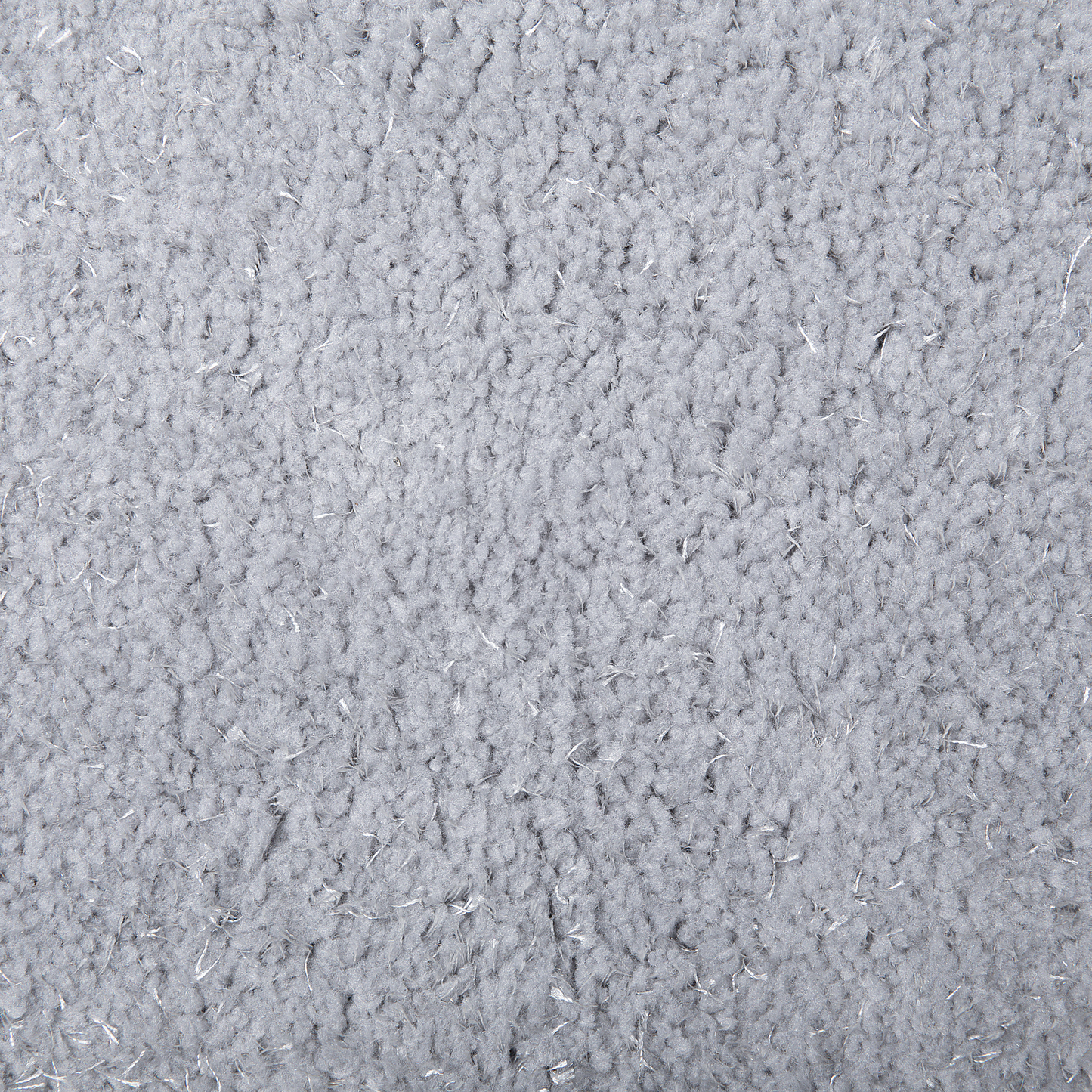 Teppich hellgrau ⌀ 140 cm Shaggy DEMRE