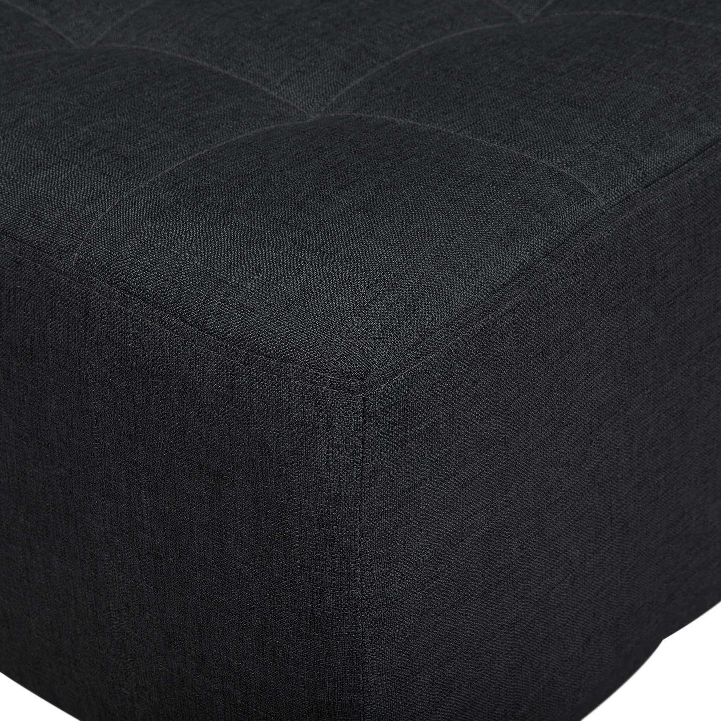 U-förmiges Sofa mit Ottomane Symmetrisch Graphitgrau ABERDEEN