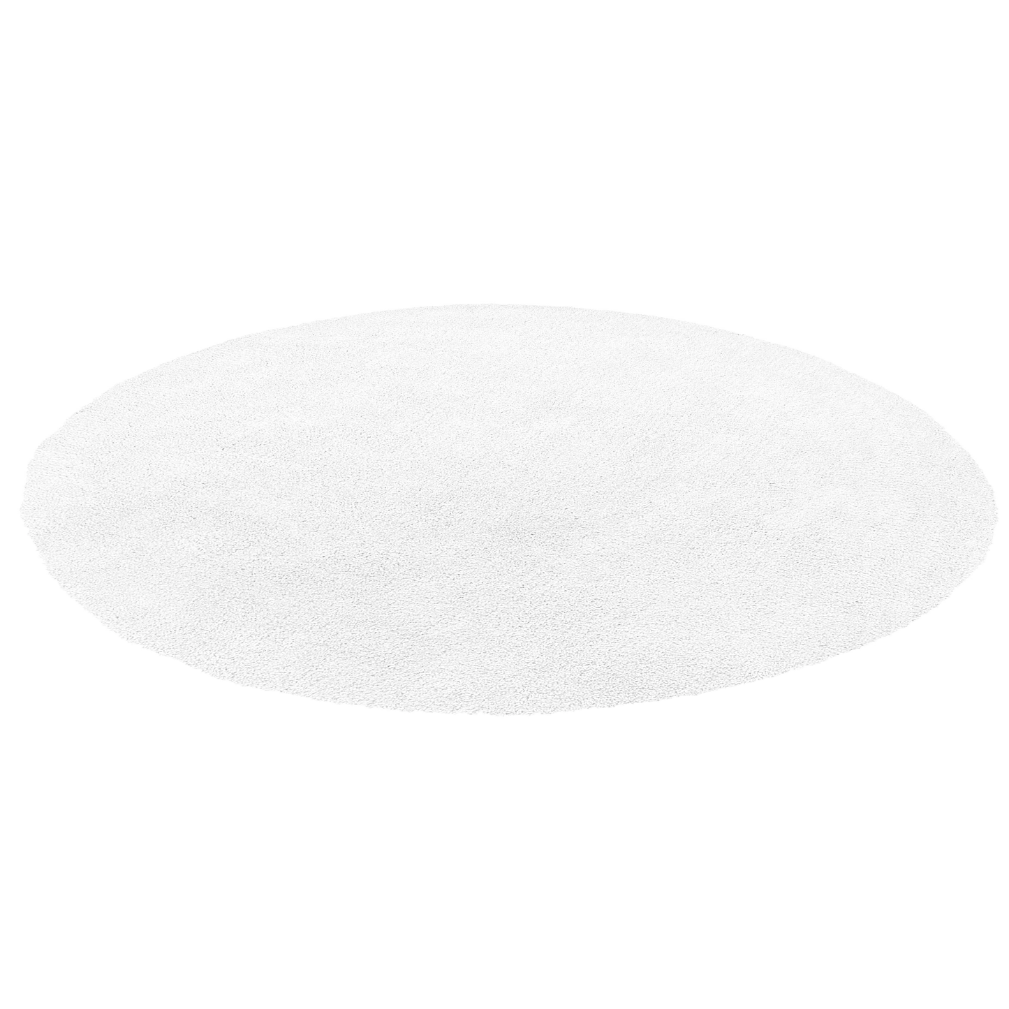 Teppich weiss ⌀ 140 cm Shaggy DEMRE
