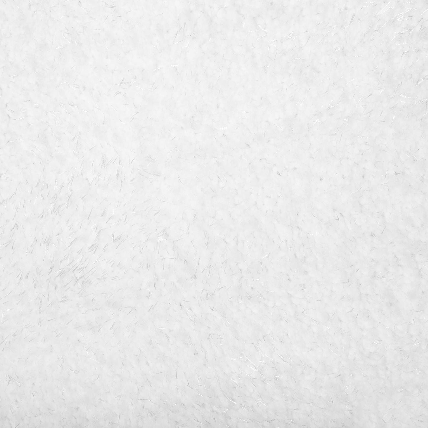 Teppich weiss ⌀ 140 cm Shaggy DEMRE