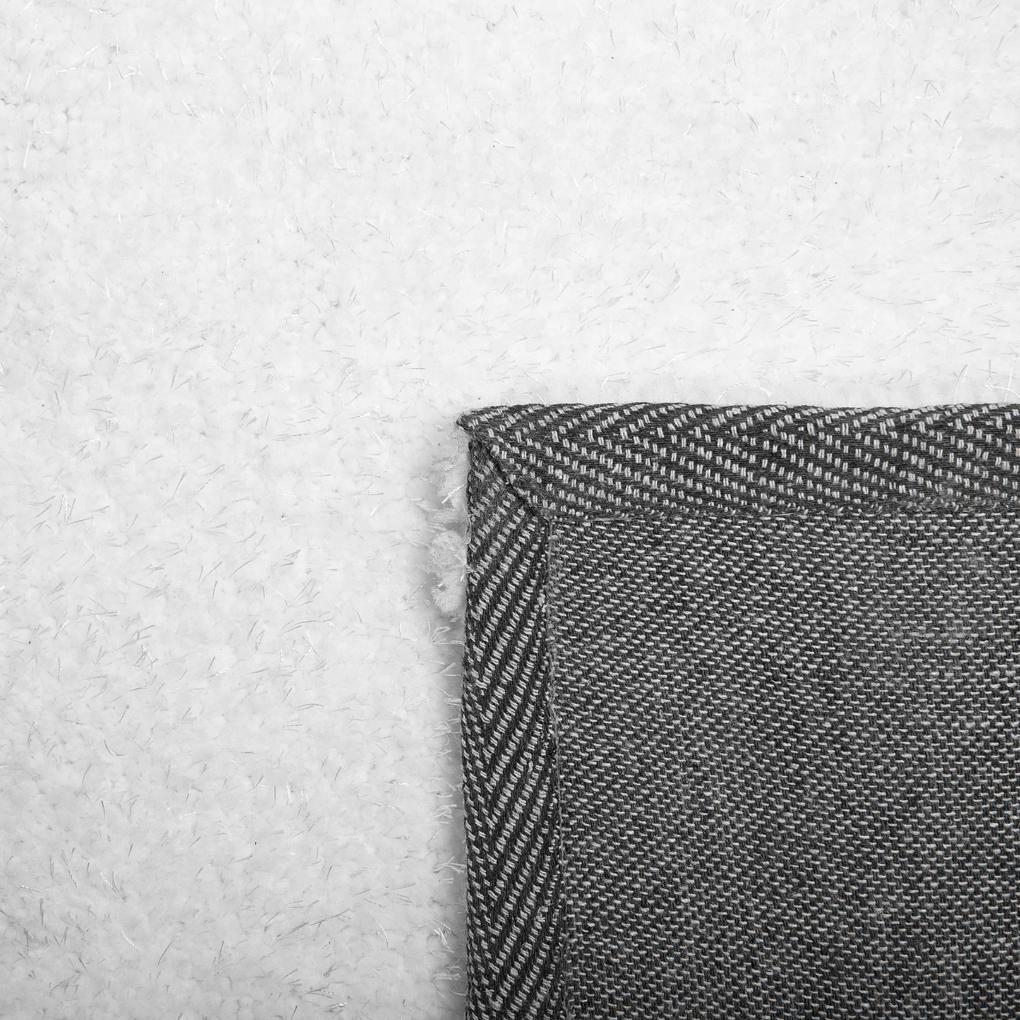 Teppich weiss 200 x 200 cm Shaggy DEMRE