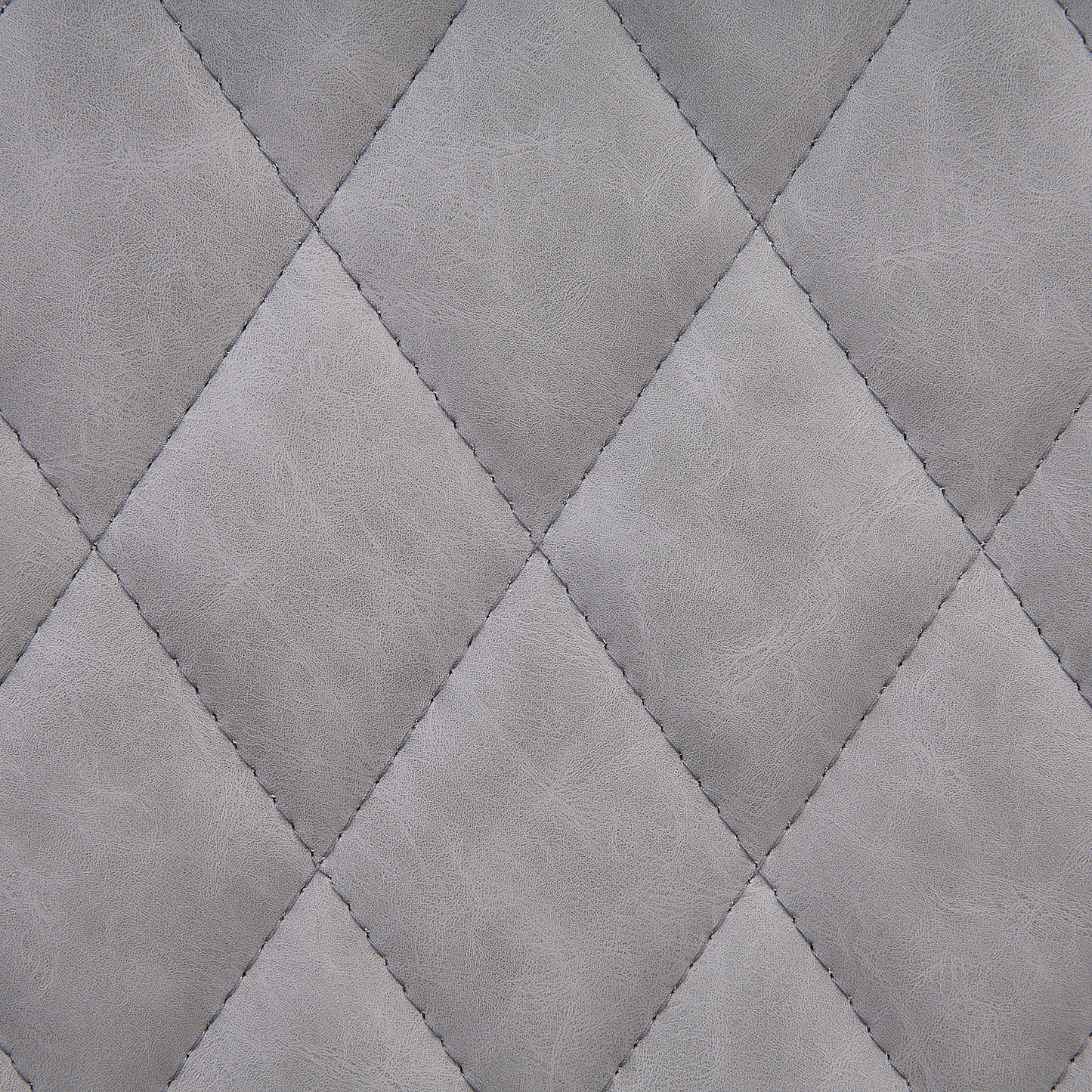 Esszimmerstuhl 2er Set MARIBEL Kunstleder Hellgrau