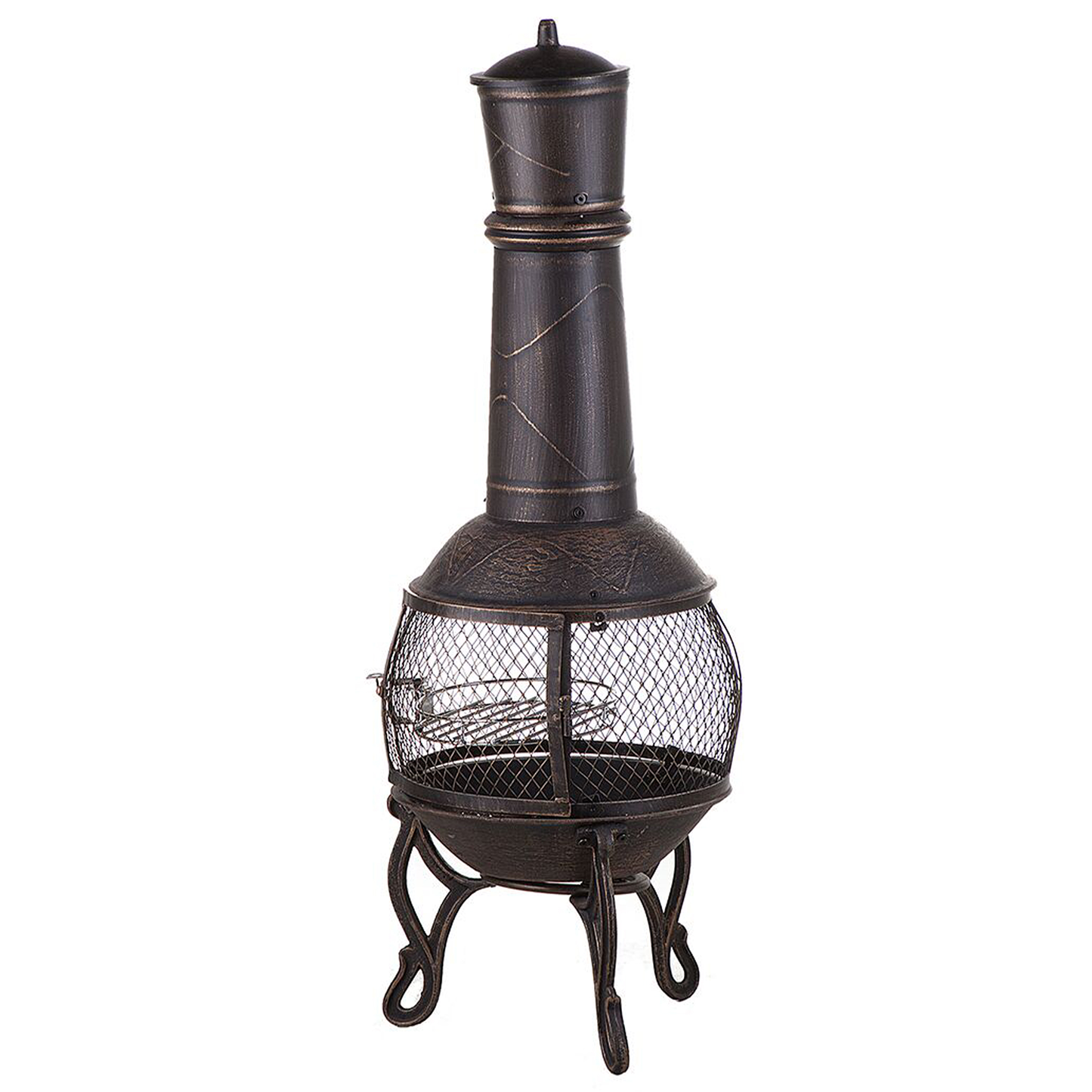 Grill-Feuerstelle TACORA Metall Schwarz