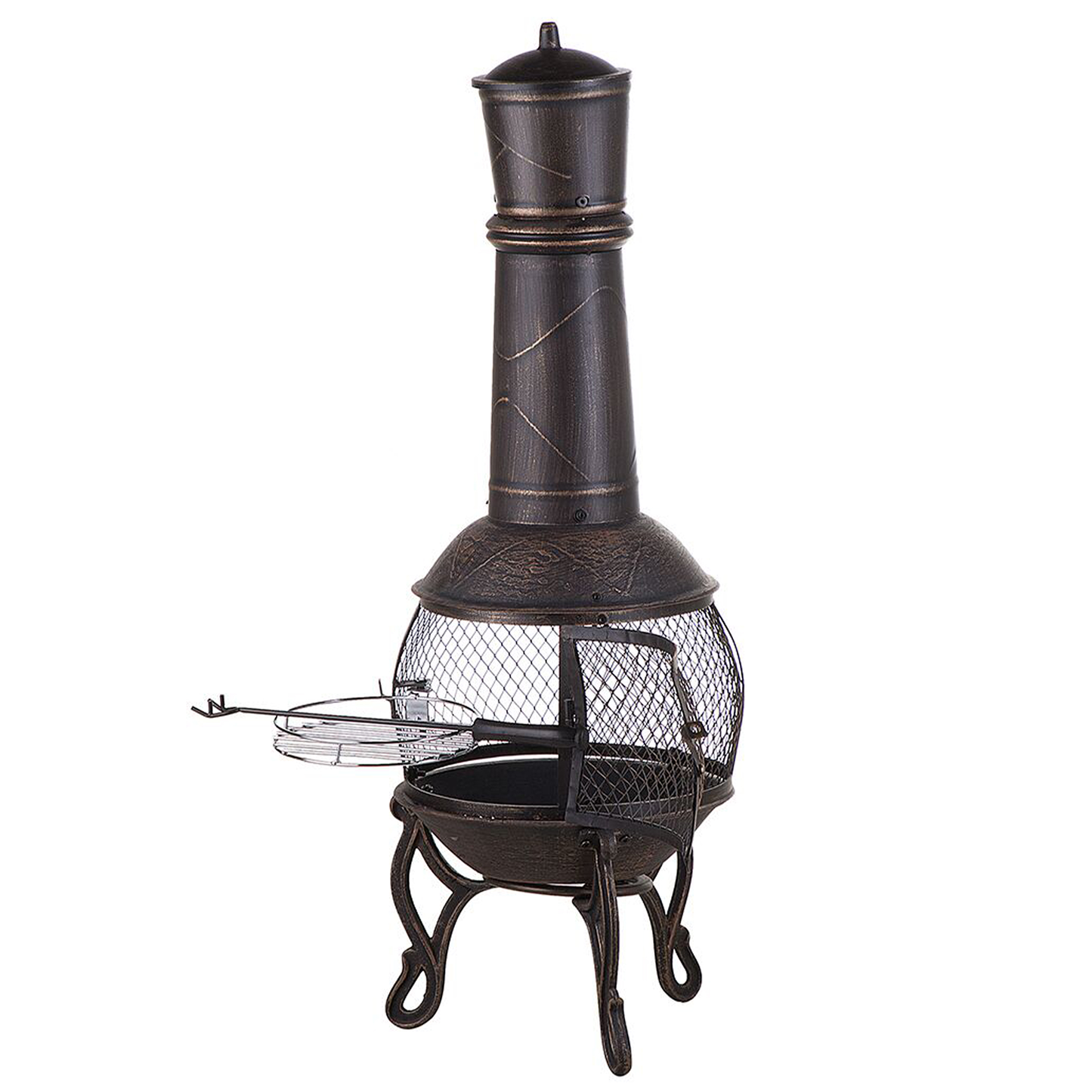 Grill-Feuerstelle TACORA Metall Schwarz