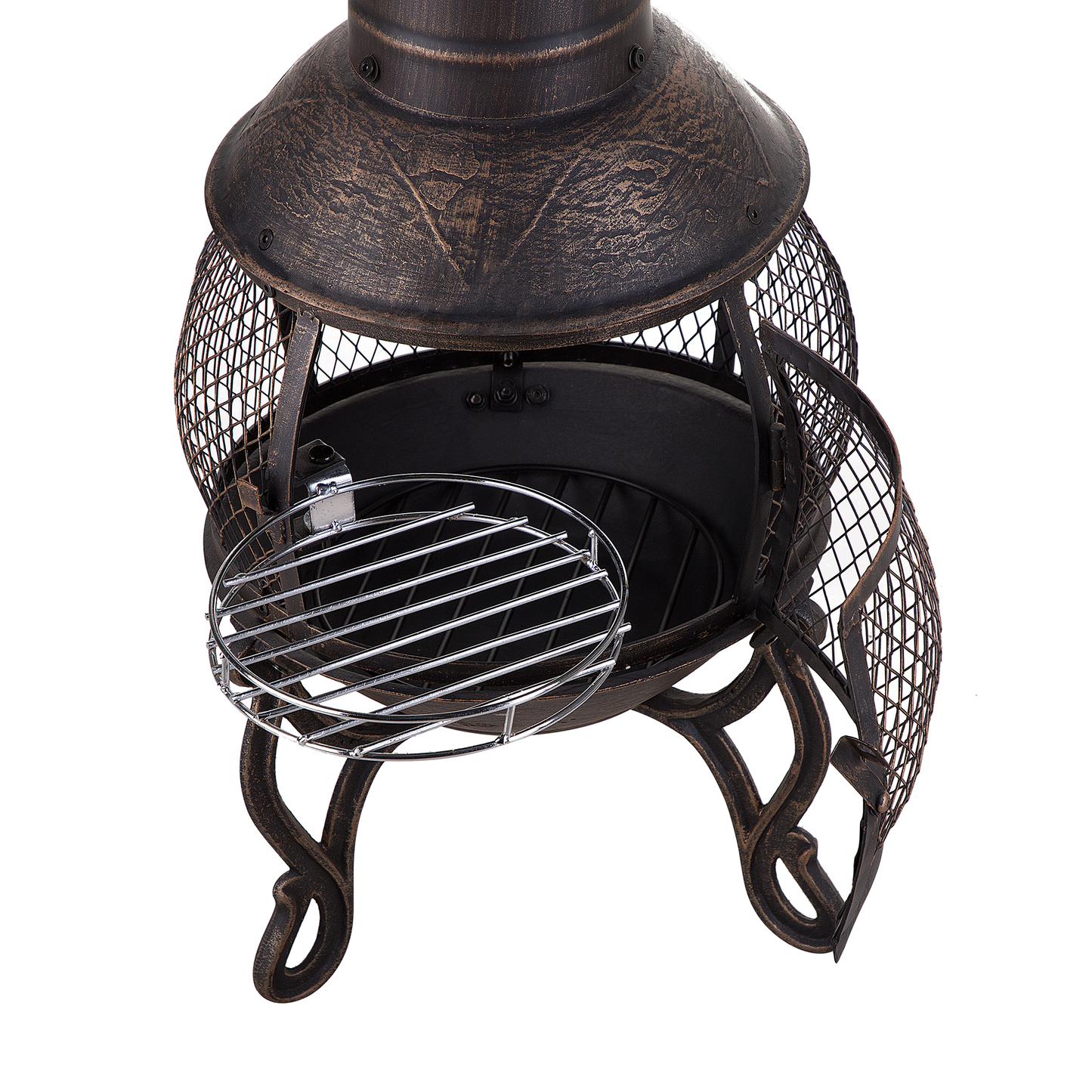Grill-Feuerstelle TACORA Metall Schwarz