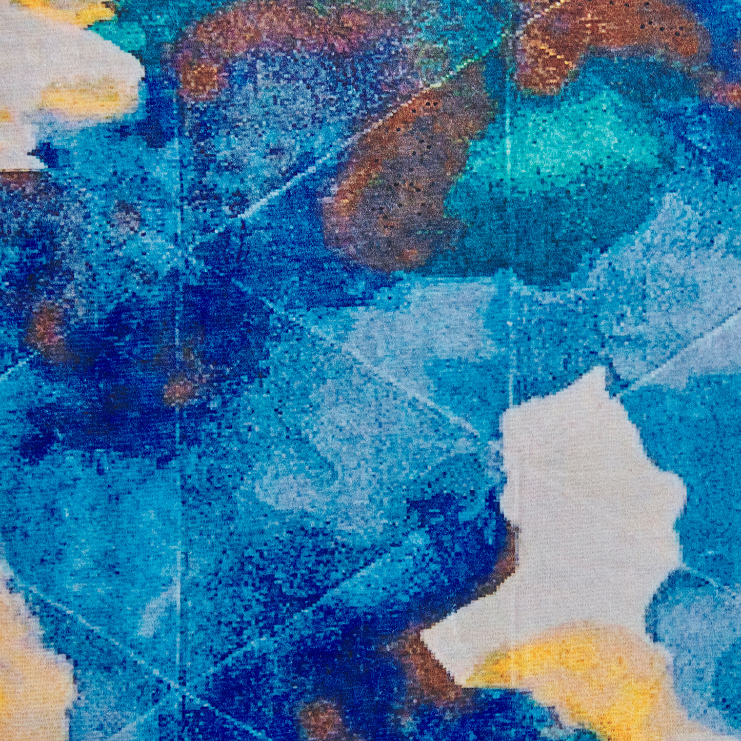 Teppich bunt 80 x 150 cm Kurzflor CEYHAN