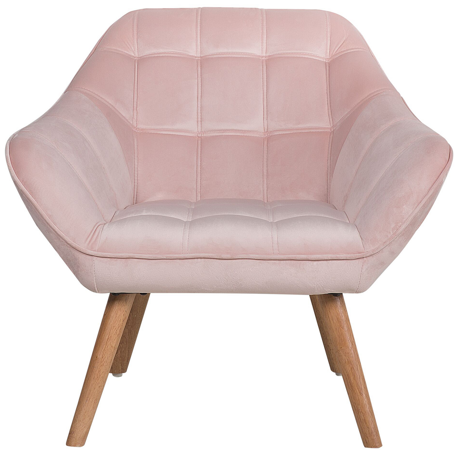 Sessel Samtstoff Rosa KARIS