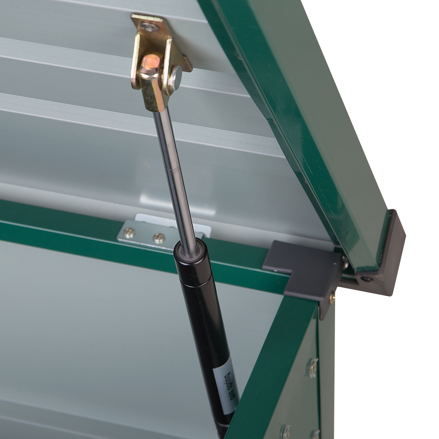 Aufbewahrungsbox CEBROSA Metall 100 cm 62 cm Dunkelgrün