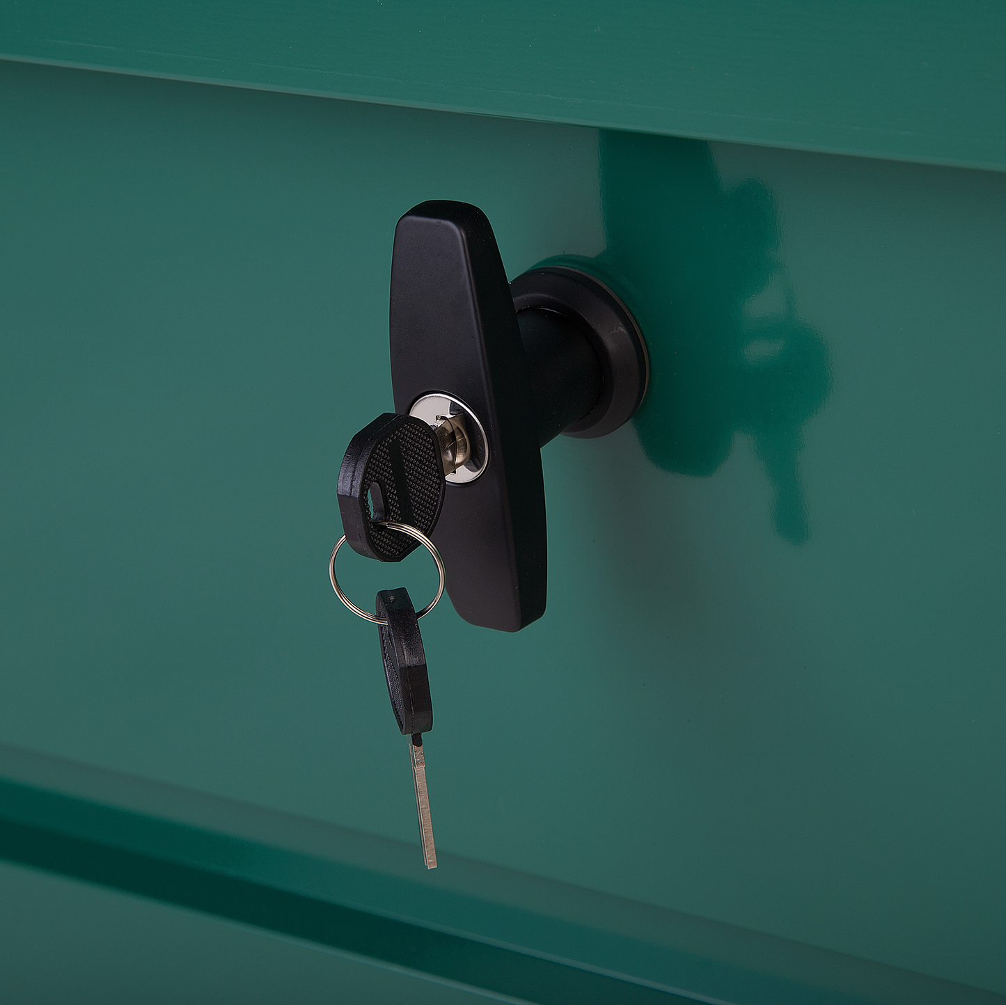 Aufbewahrungsbox CEBROSA Metall 100 cm 62 cm Dunkelgrün