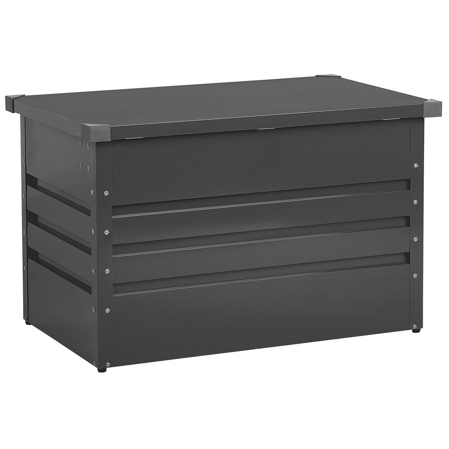 Aufbewahrungsbox CEBROSA Metall 100 cm 62 cm Graphitgrau