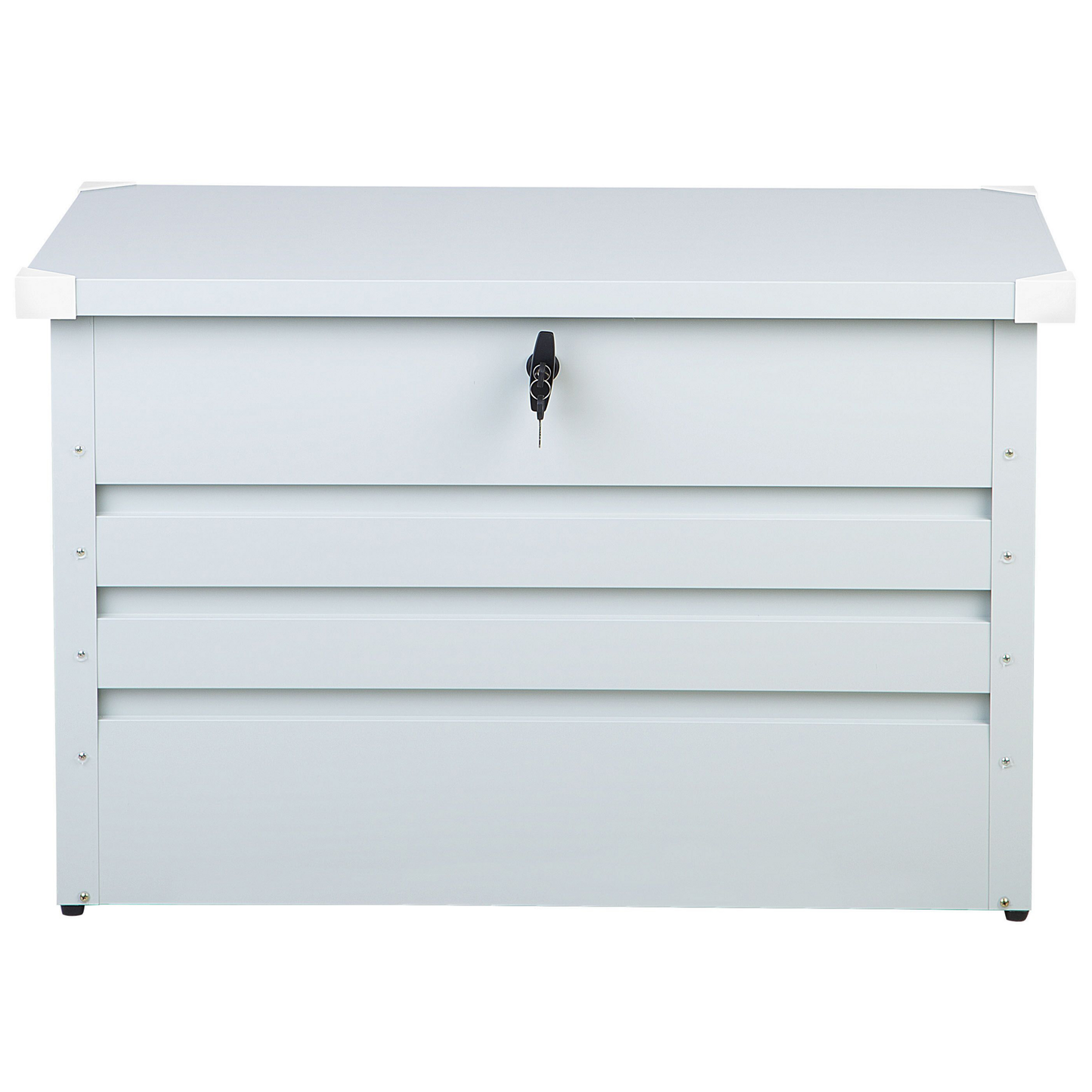 Aufbewahrungsbox CEBROSA Metall 100 cm 62 cm Hellgrau