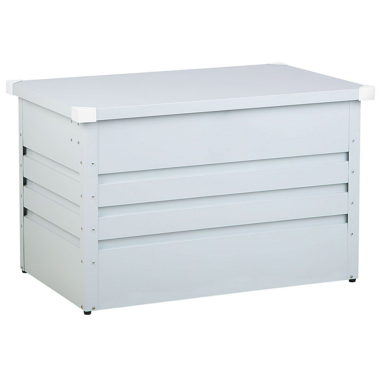 Aufbewahrungsbox CEBROSA Metall 100 cm 62 cm Hellgrau