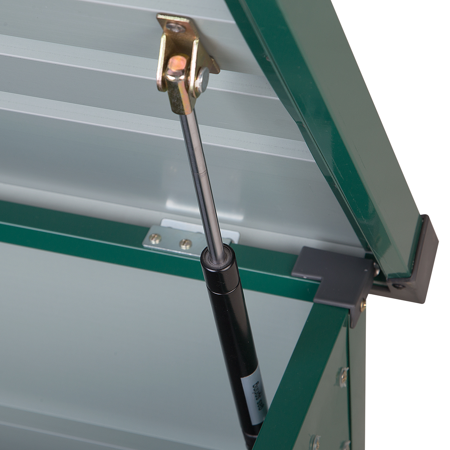 Aufbewahrungsbox CEBROSA Metall 132 cm 62 cm Dunkelgrün