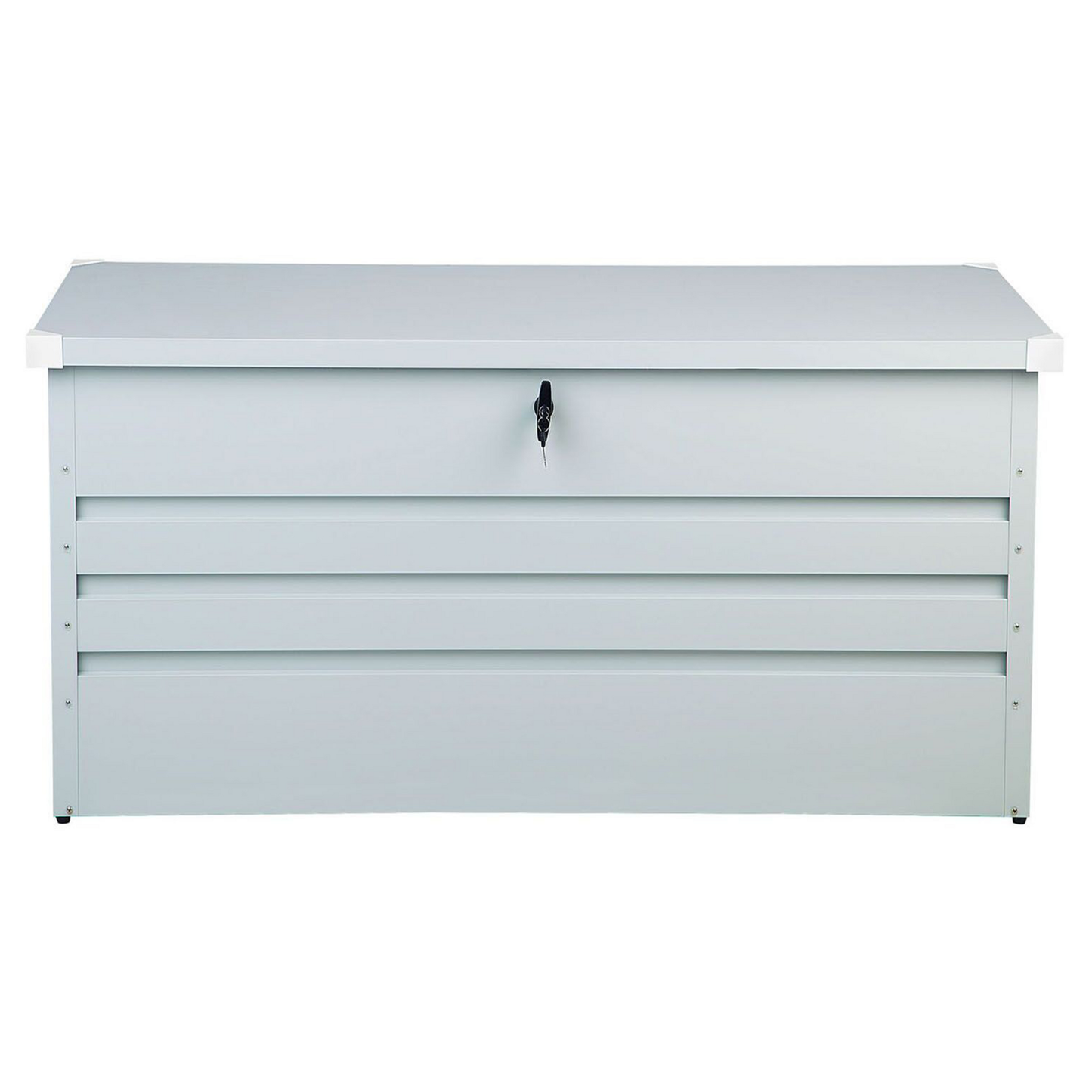 Aufbewahrungsbox CEBROSA Metall 132 cm 62 cm Hellgrau