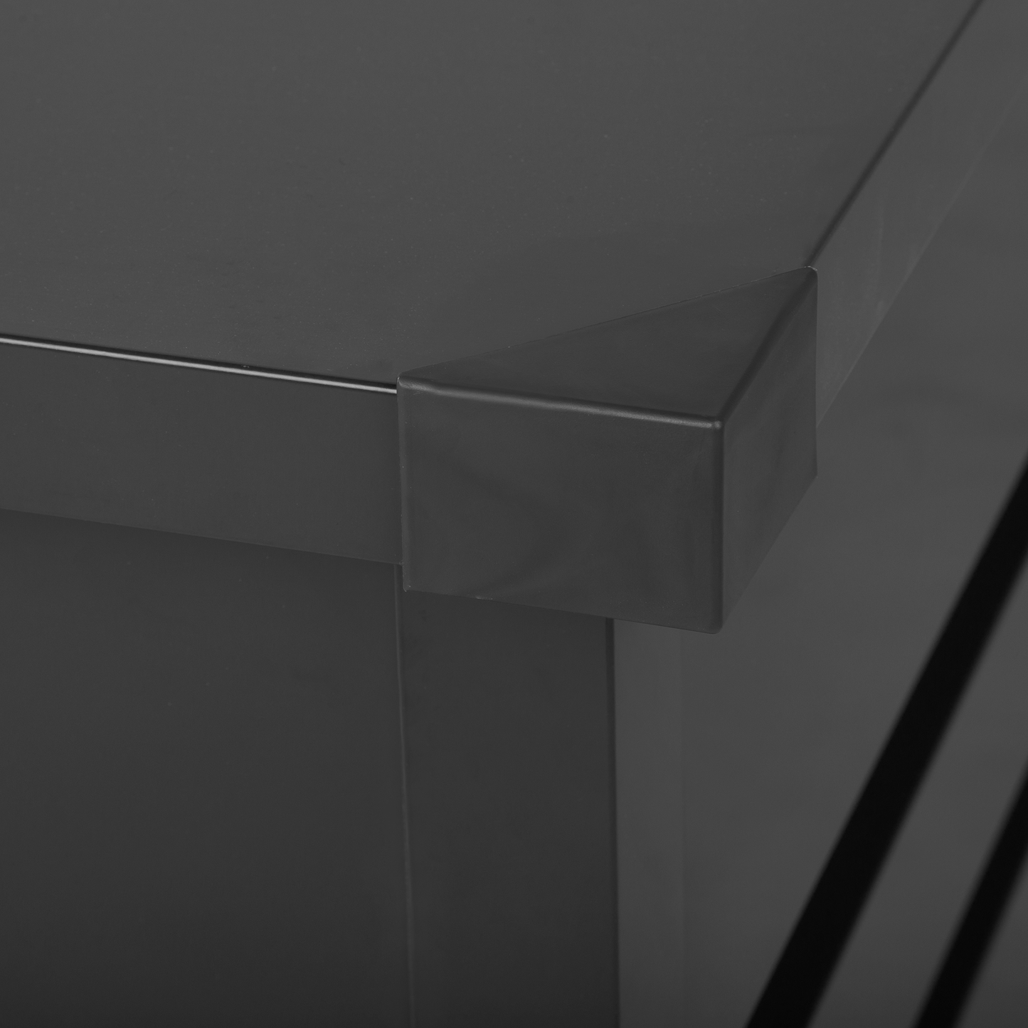 Aufbewahrungsbox CEBROSA Metall 165 cm 70 cm Graphitgrau