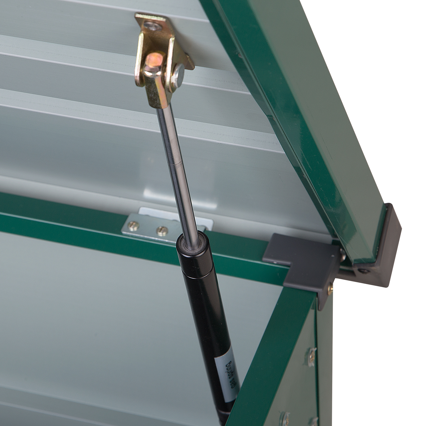 Aufbewahrungsbox CEBROSA Metall 165 cm 70 cm Dunkelgrün